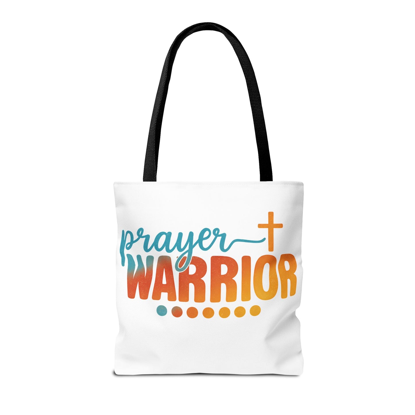 Prayer Warrior Faith Tote Bag – Double-Sided Christian Carryall | Inspirational Religious Gift