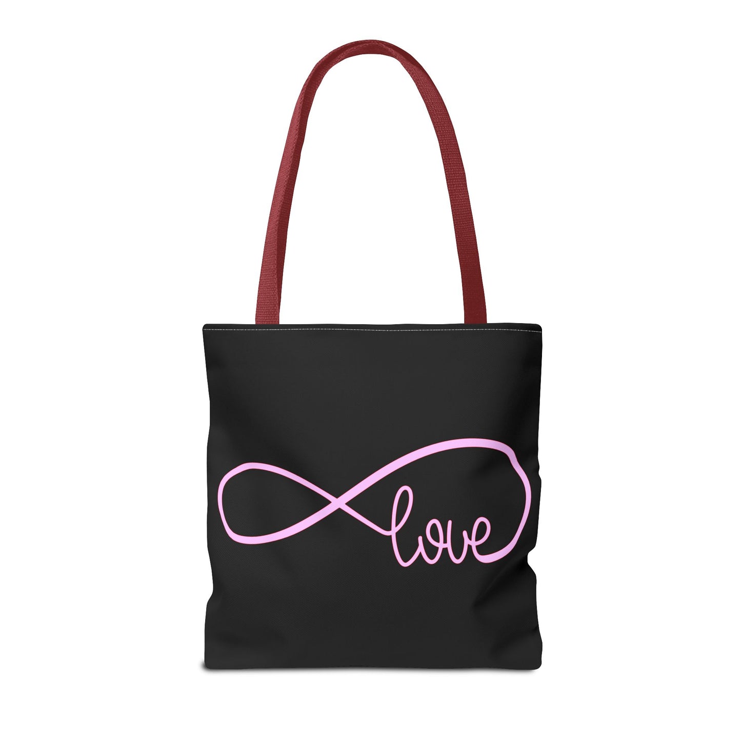 Love Infinity Symbol Tote Bag – Romantic Double-Sided Print, Everyday Carry