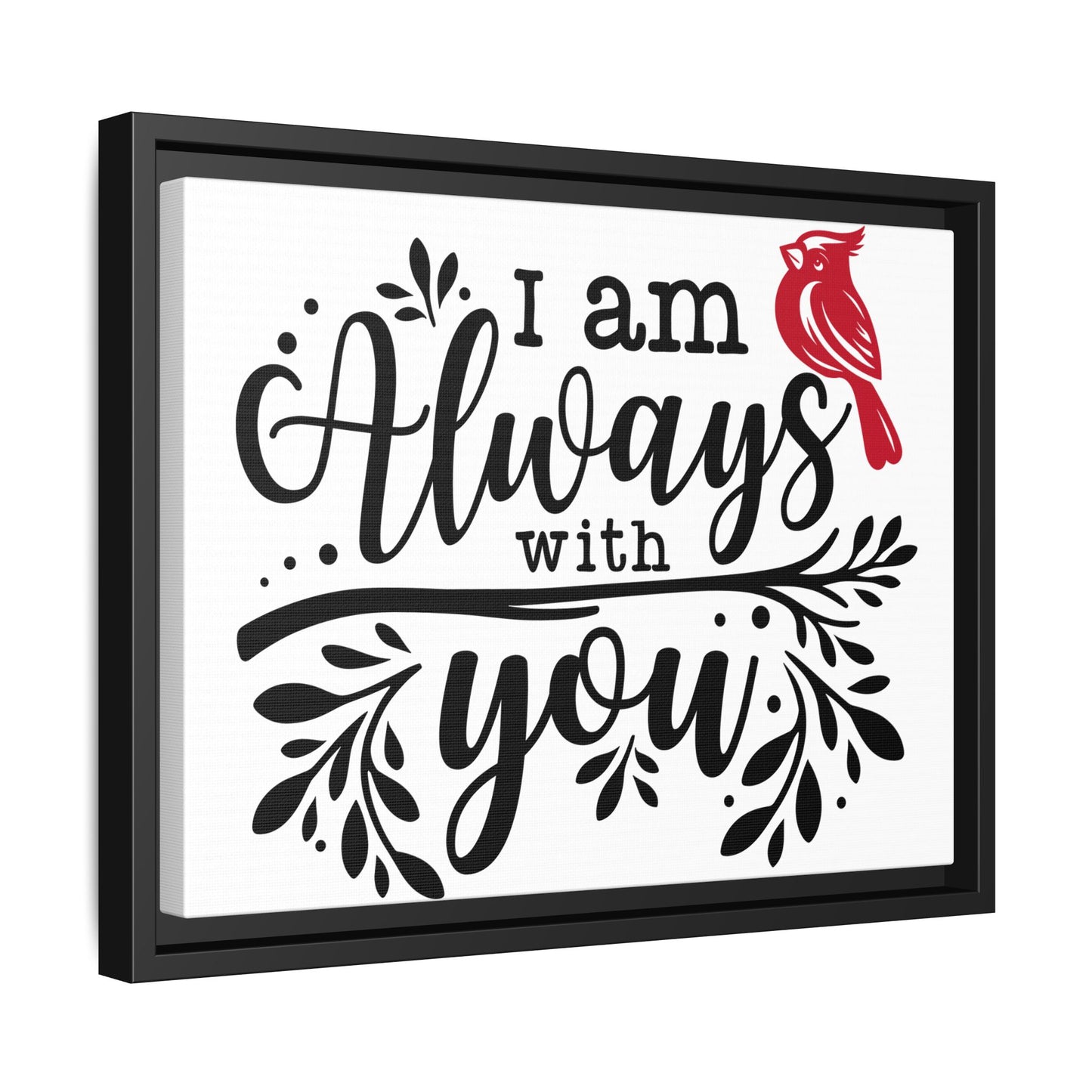 Always With You Cardinal – Matte Canvas Wall Art