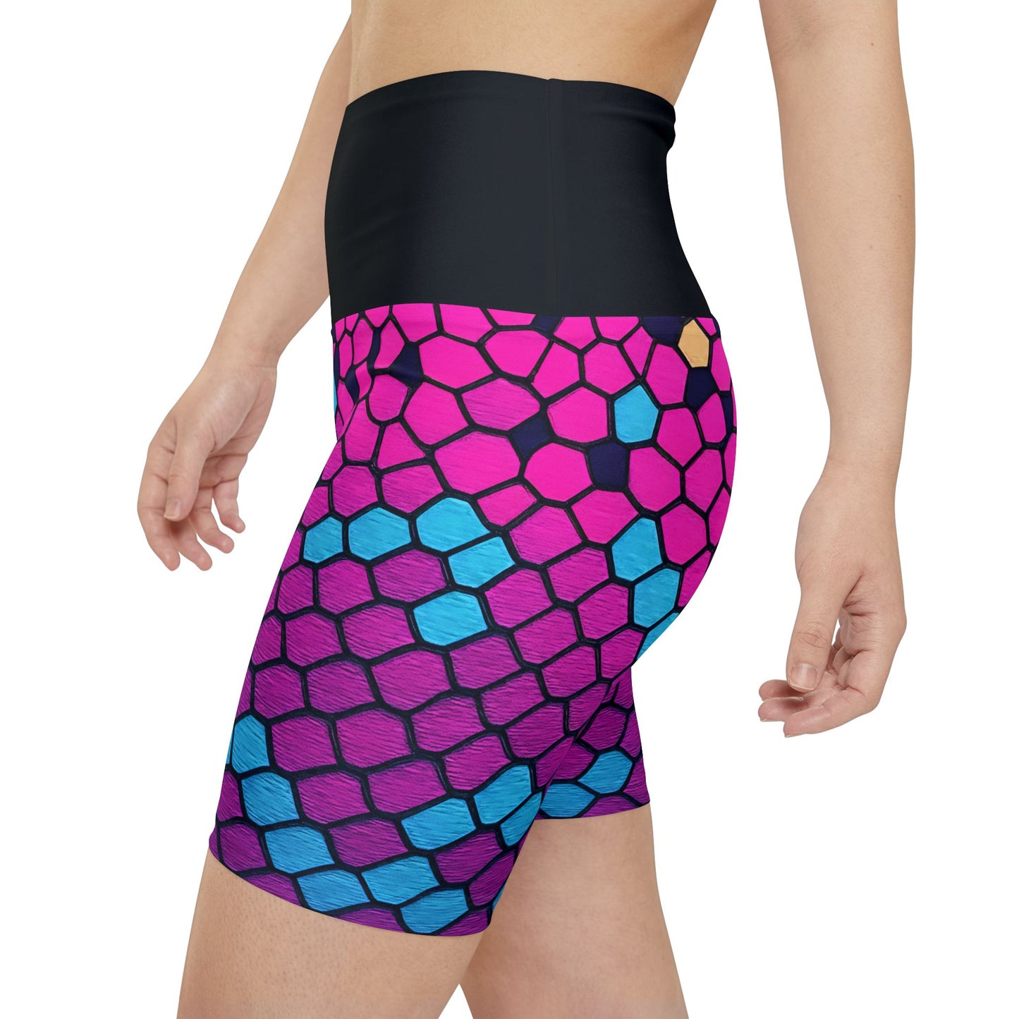 Vibrant Women's Workout Shorts – Bold Fitness Apparel for Active Living