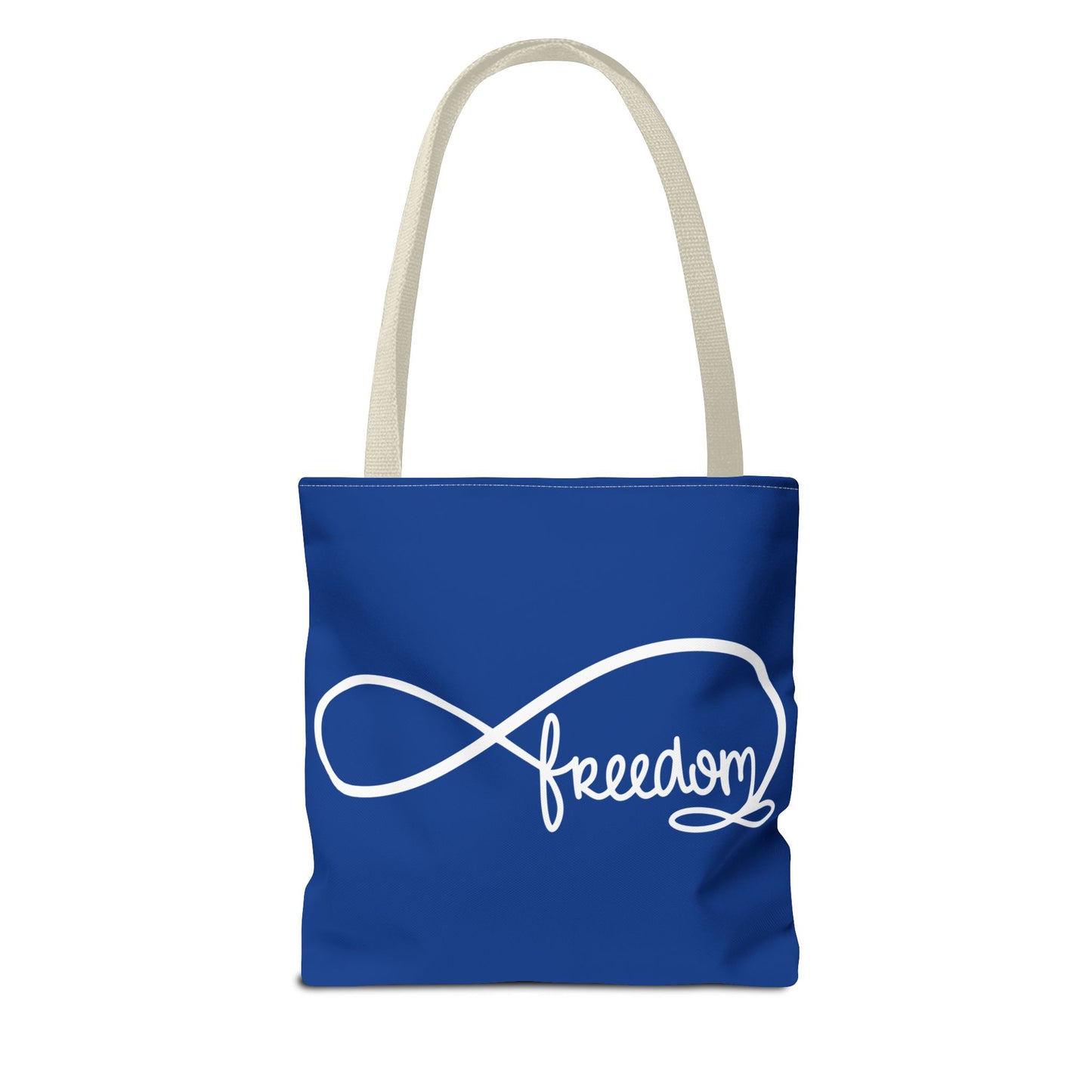 Freedom Infinity Symbol Tote Bag – Patriotic Everyday Carry, Double-Sided Print
