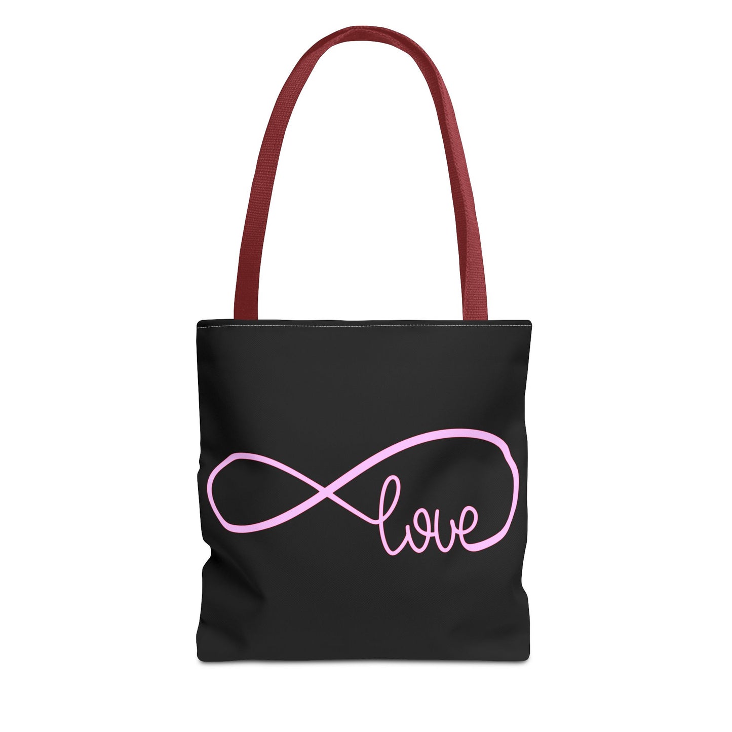 Love Infinity Symbol Tote Bag – Romantic Double-Sided Print, Everyday Carry