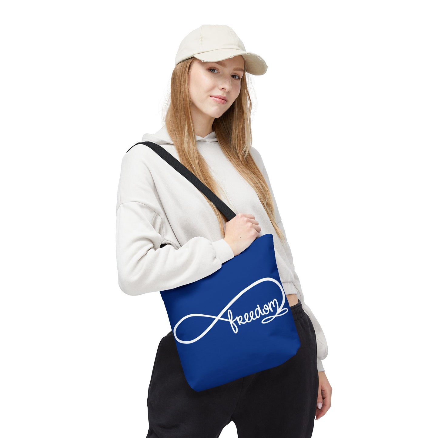 Freedom Infinity Symbol Tote Bag – Patriotic Everyday Carry, Double-Sided Print