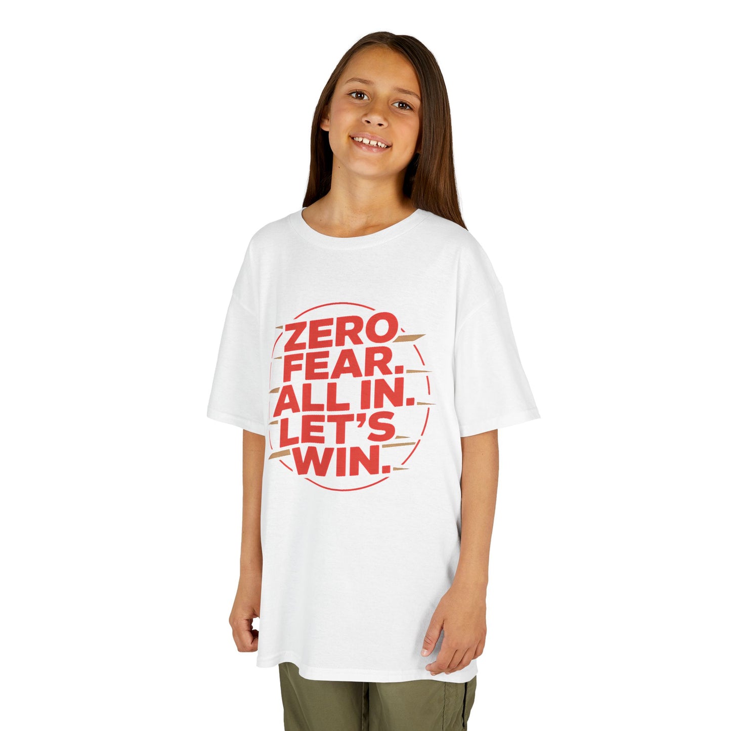 Zero Fear Kids Tee – Inspirational Shirt for Young Champions