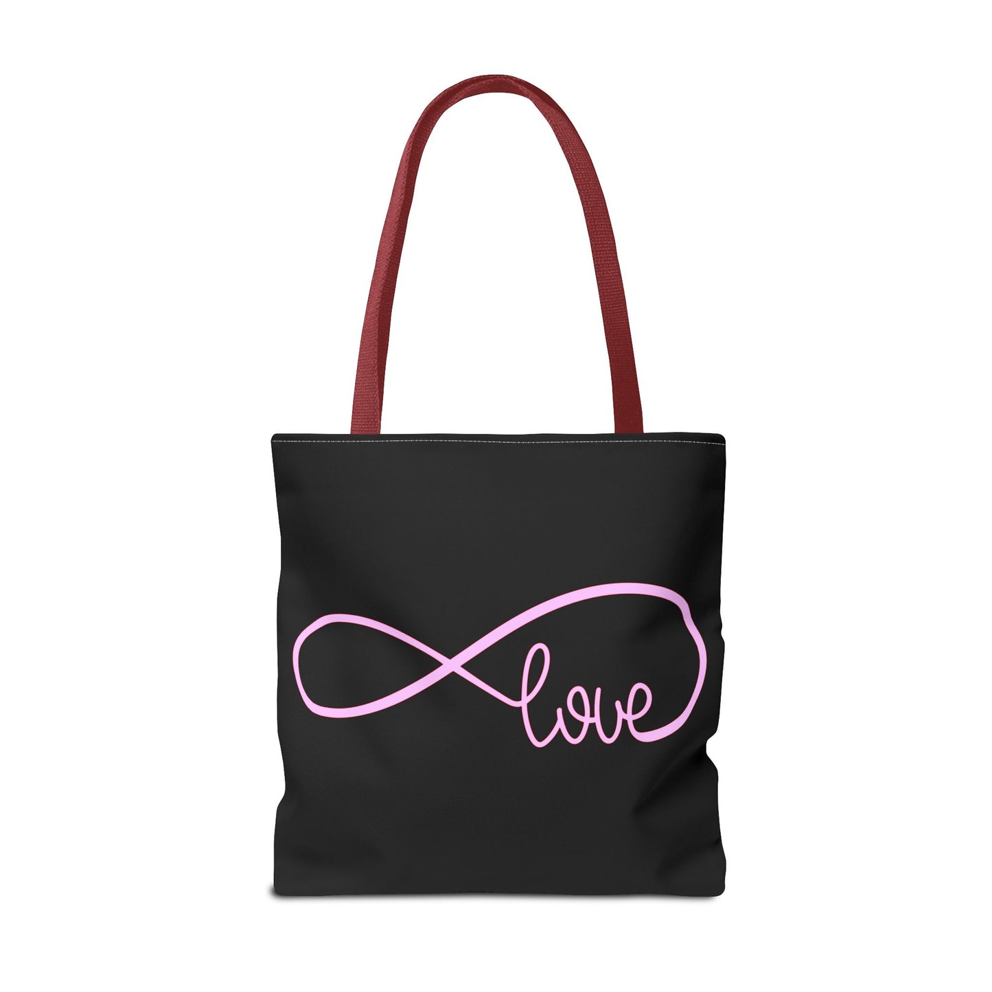 Love Infinity Symbol Tote Bag – Romantic Double-Sided Print, Everyday Carry