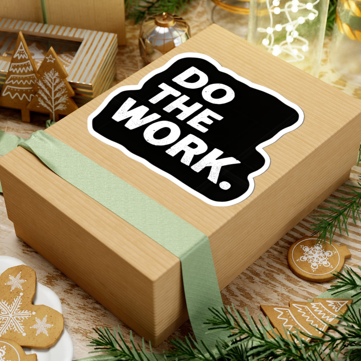 DO THE WORK – Minimalist Motivational Sticker