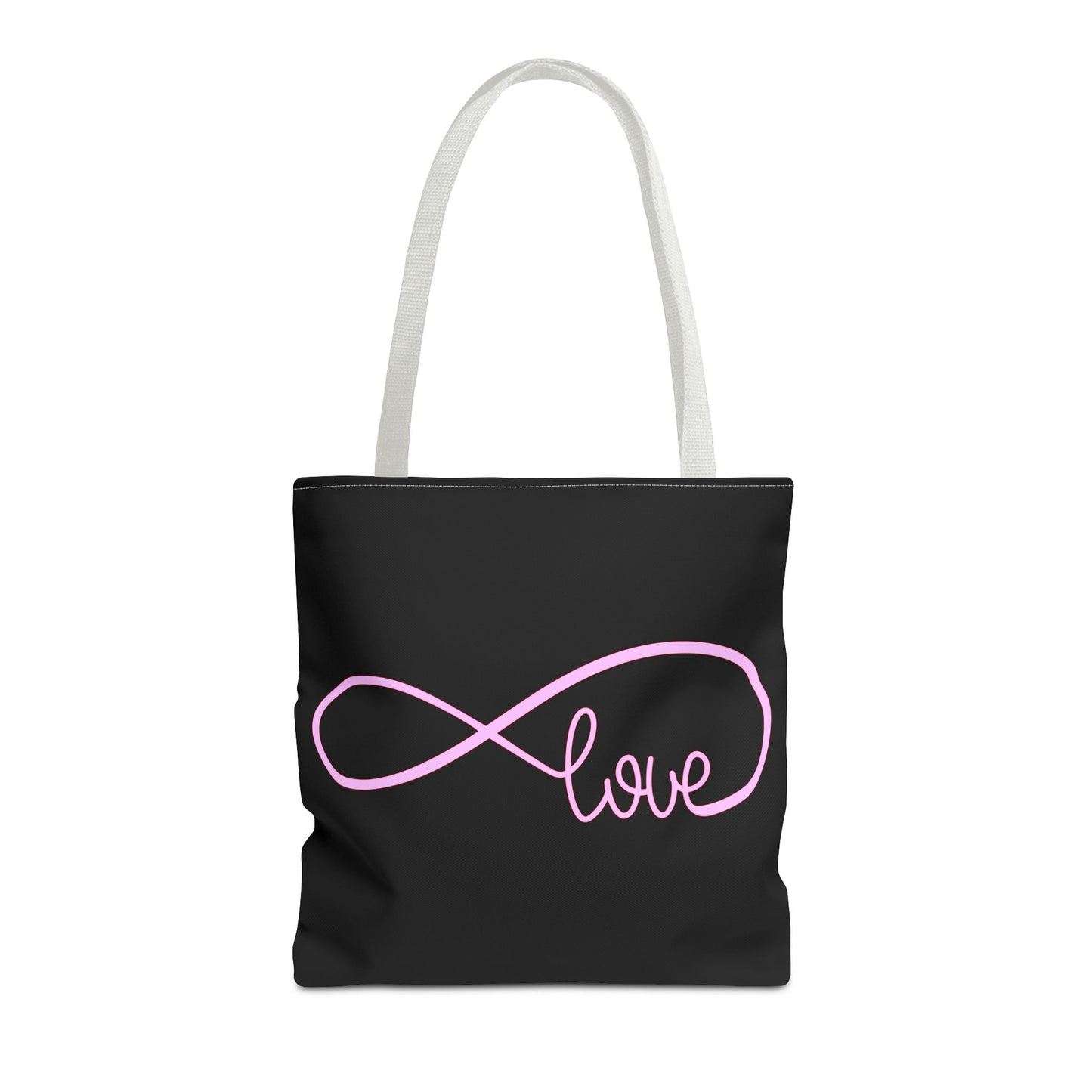 Love Infinity Symbol Tote Bag – Romantic Double-Sided Print, Everyday Carry