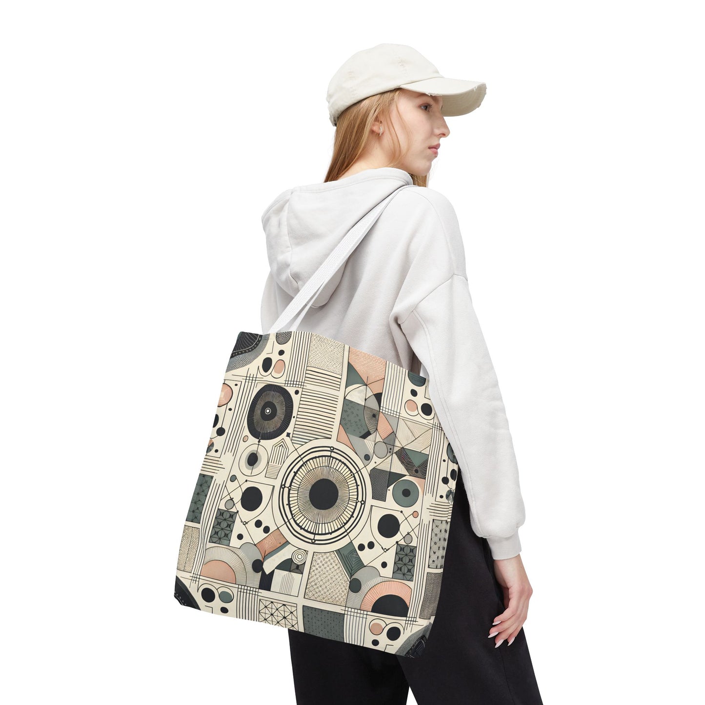 Geometric Pattern Tote Bag – Modern Art Style | Eco-Friendly Shopping Tote, Everyday Carry, Stylish Gift for Her