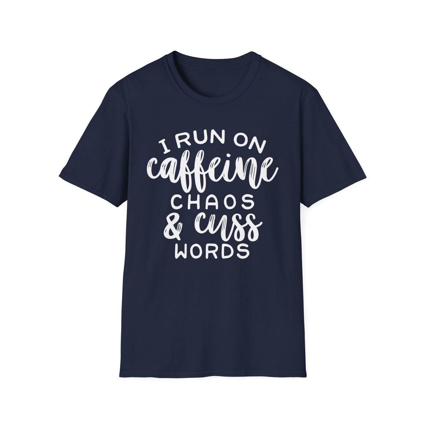 Caffeine Chaos Unisex T-Shirt – Funny Coffee Lover Tee