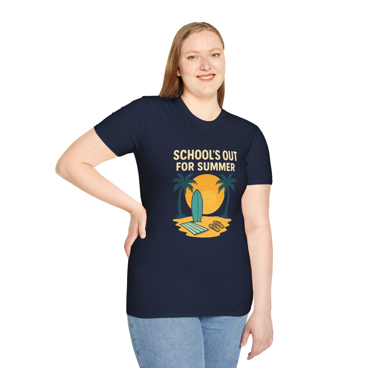 School’s Out for Summer T-Shirt – Laid-Back Style for Beach Days & Backyard Celebrations