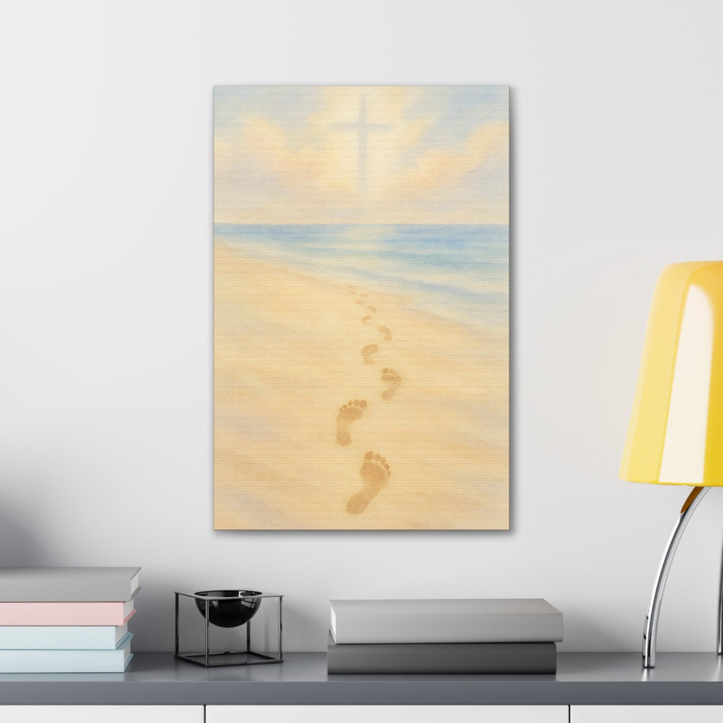 Footprints in the Sand Canvas
