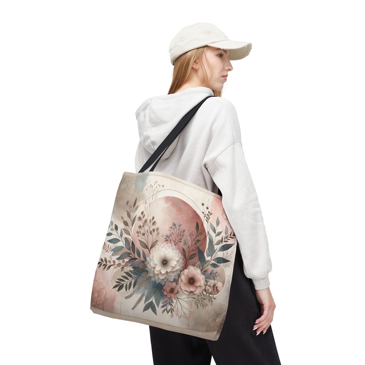 Floral Tote Bag – Elegant Eco-Friendly Accessory for Shopping, Weddings, and Gifting