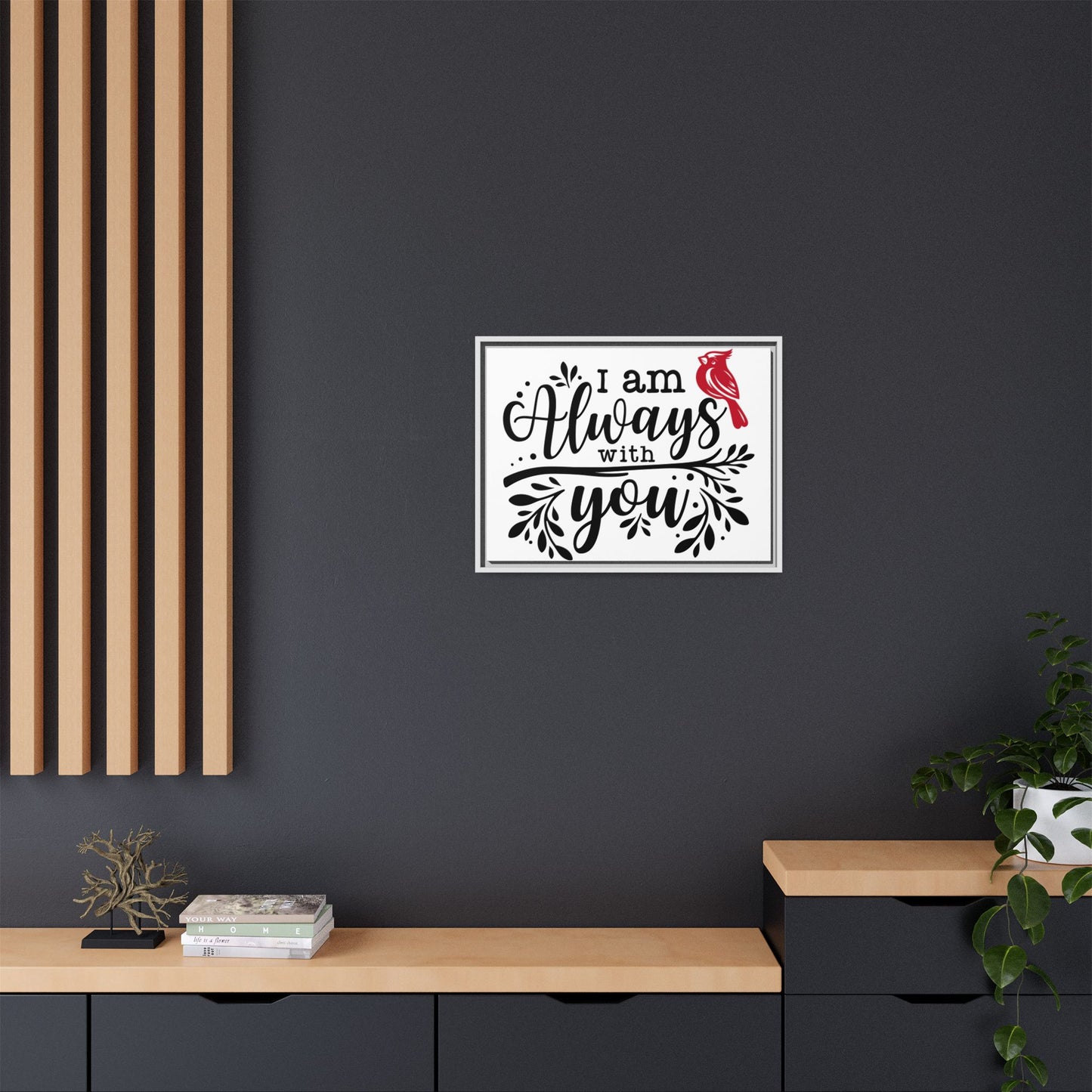 Always With You Cardinal – Matte Canvas Wall Art