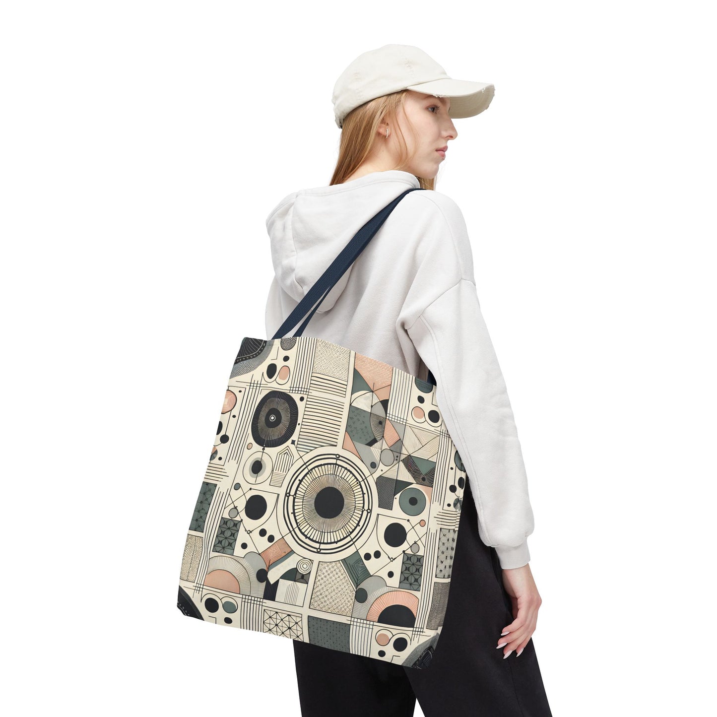 Geometric Pattern Tote Bag – Modern Art Style | Eco-Friendly Shopping Tote, Everyday Carry, Stylish Gift for Her