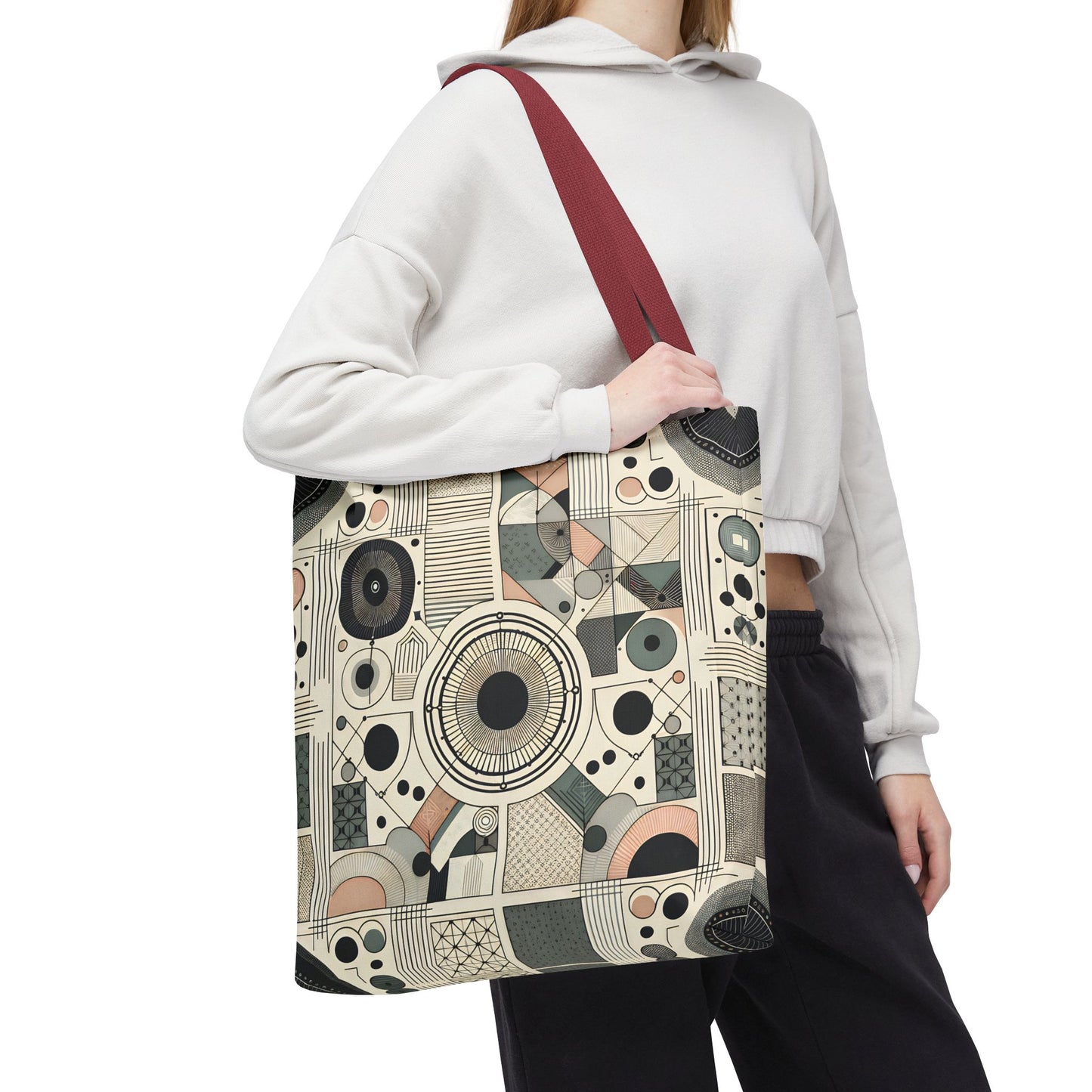 Geometric Pattern Tote Bag – Modern Art Style | Eco-Friendly Shopping Tote, Everyday Carry, Stylish Gift for Her