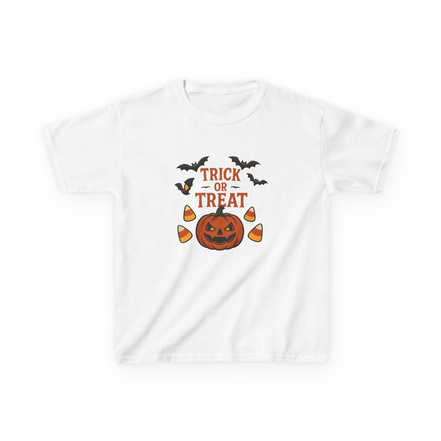 Kids Halloween Tee – Trick or Treat Pumpkin Shirt