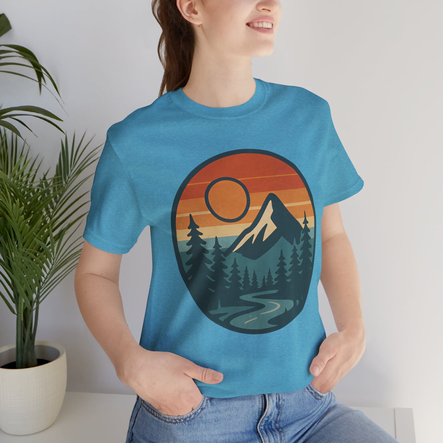 Mountain Sunset Nature Tee