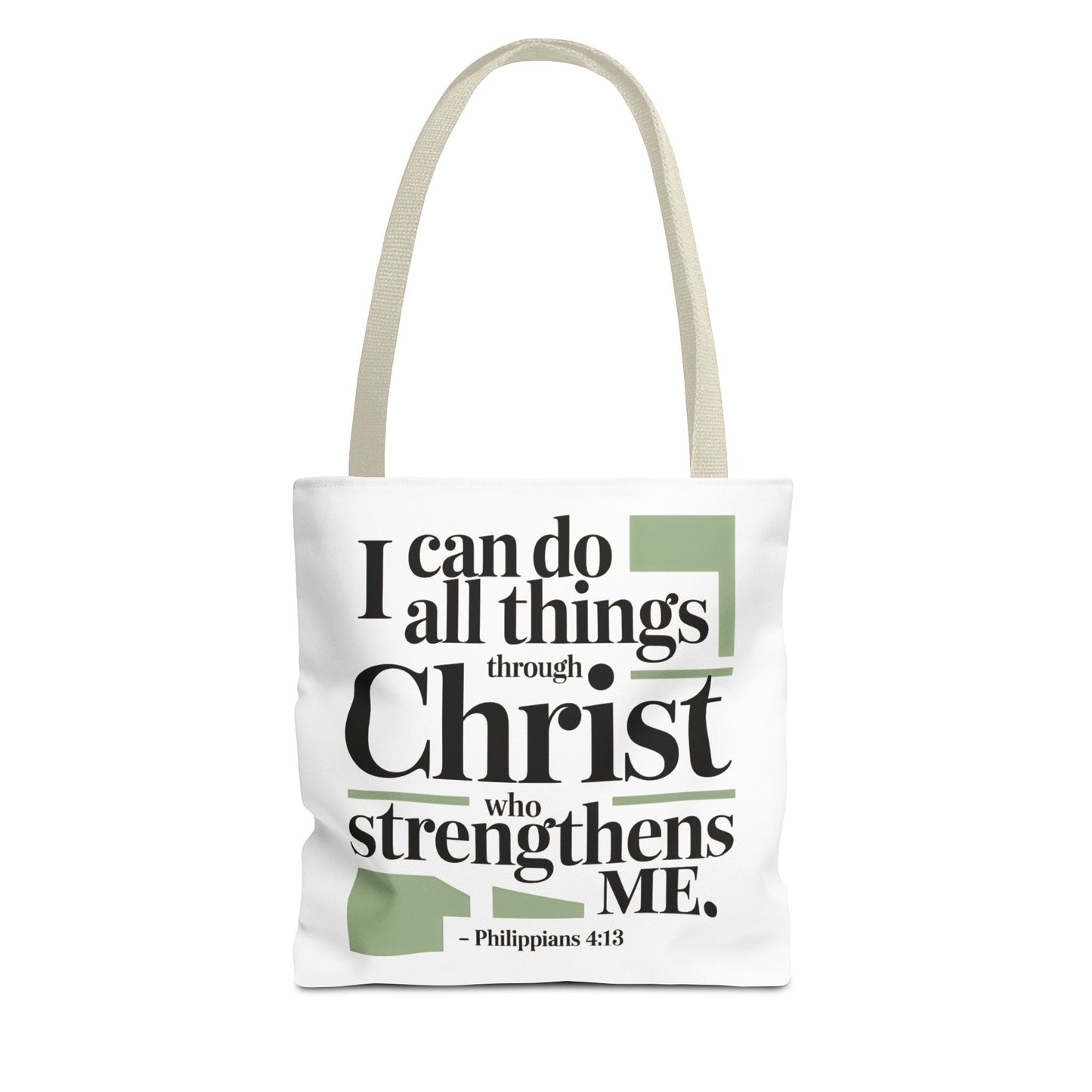 Inspirational Bible Verse Tote Bag – Faith-Based Everyday Carry, Christian Gift for Women, Church & Life