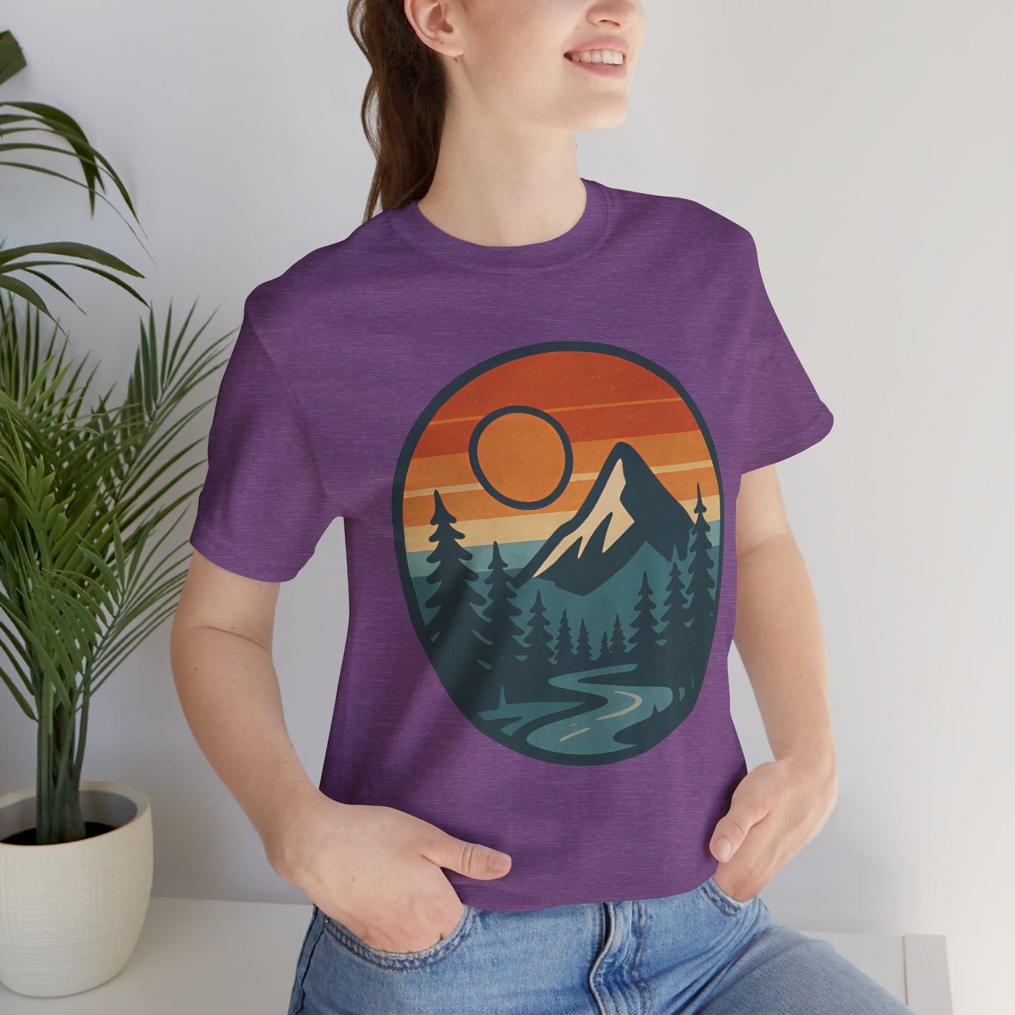 Mountain Sunset Nature Tee