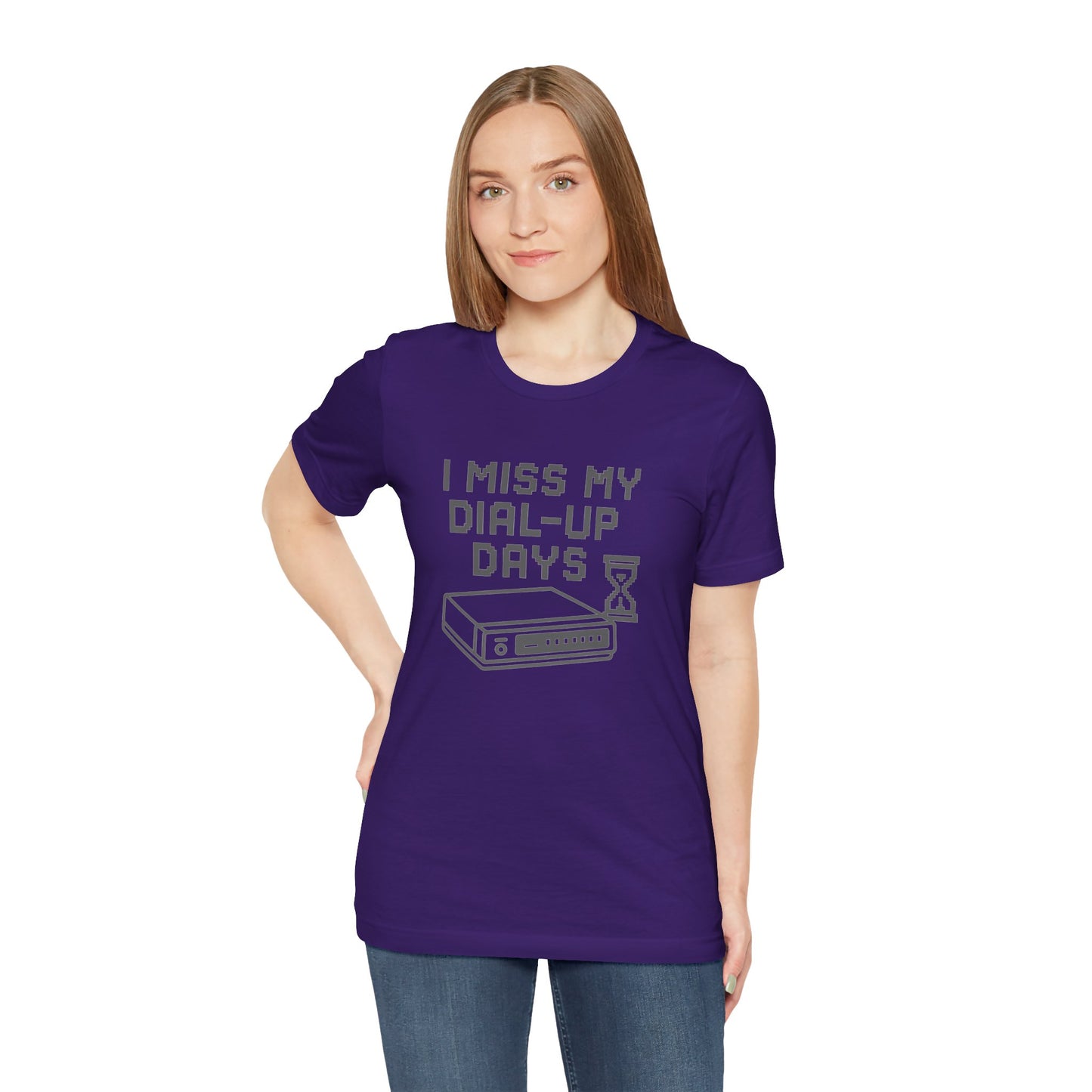 Nostalgic Dial-Up Days Tee – Retro Tech Shirt for 90s Kids, IT Pros & Internet Pioneers