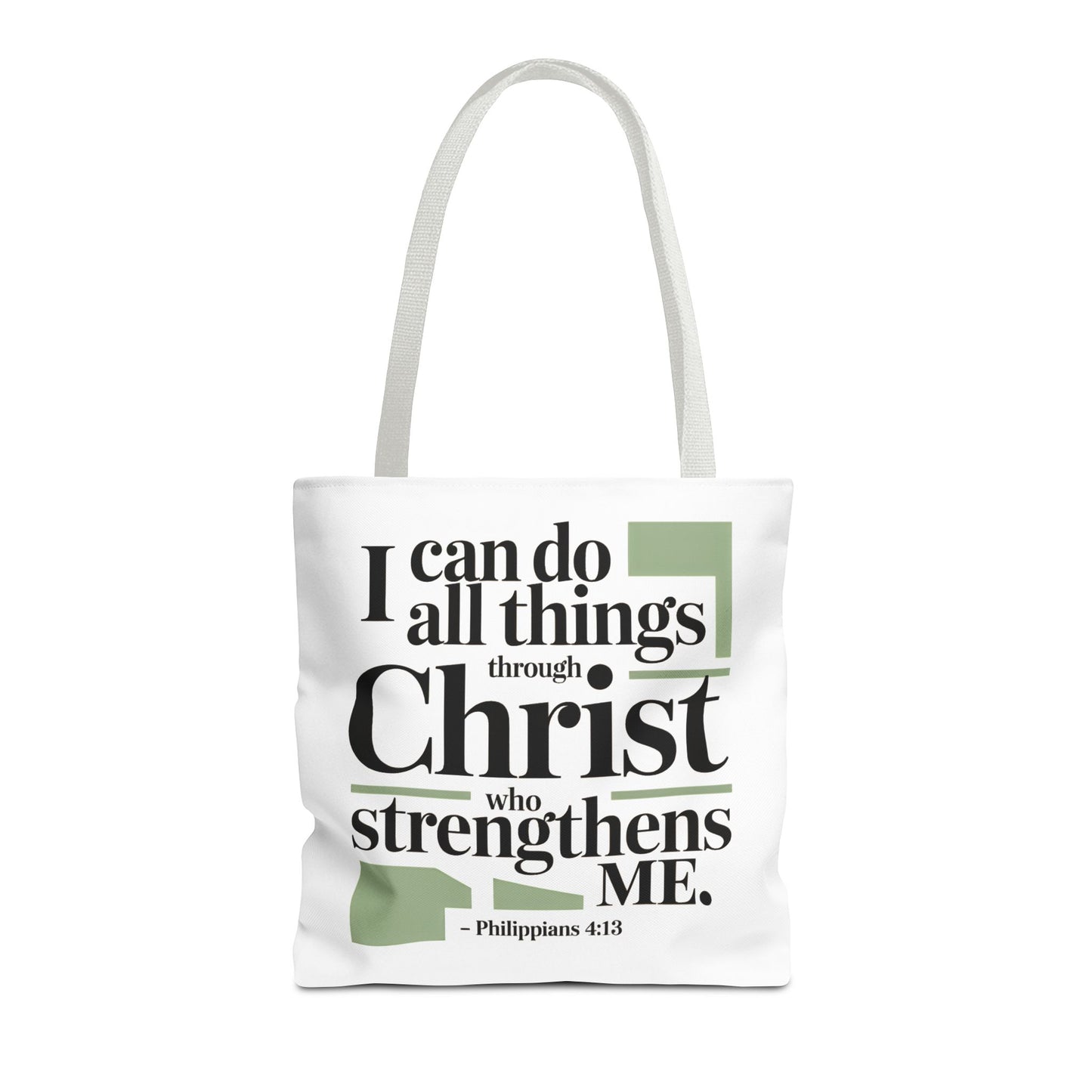 Inspirational Bible Verse Tote Bag – Faith-Based Everyday Carry, Christian Gift for Women, Church & Life