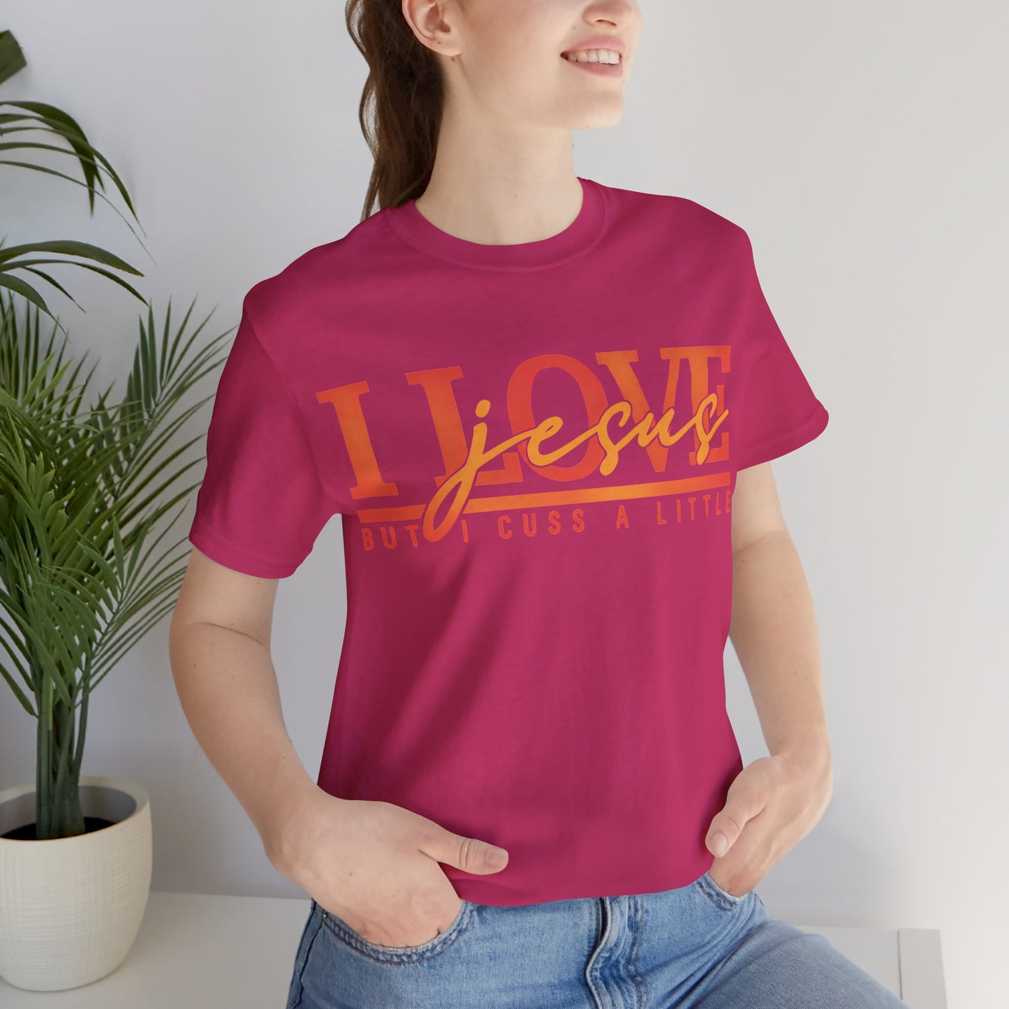 "I Love Jesus But I Cuss a Little" Tee