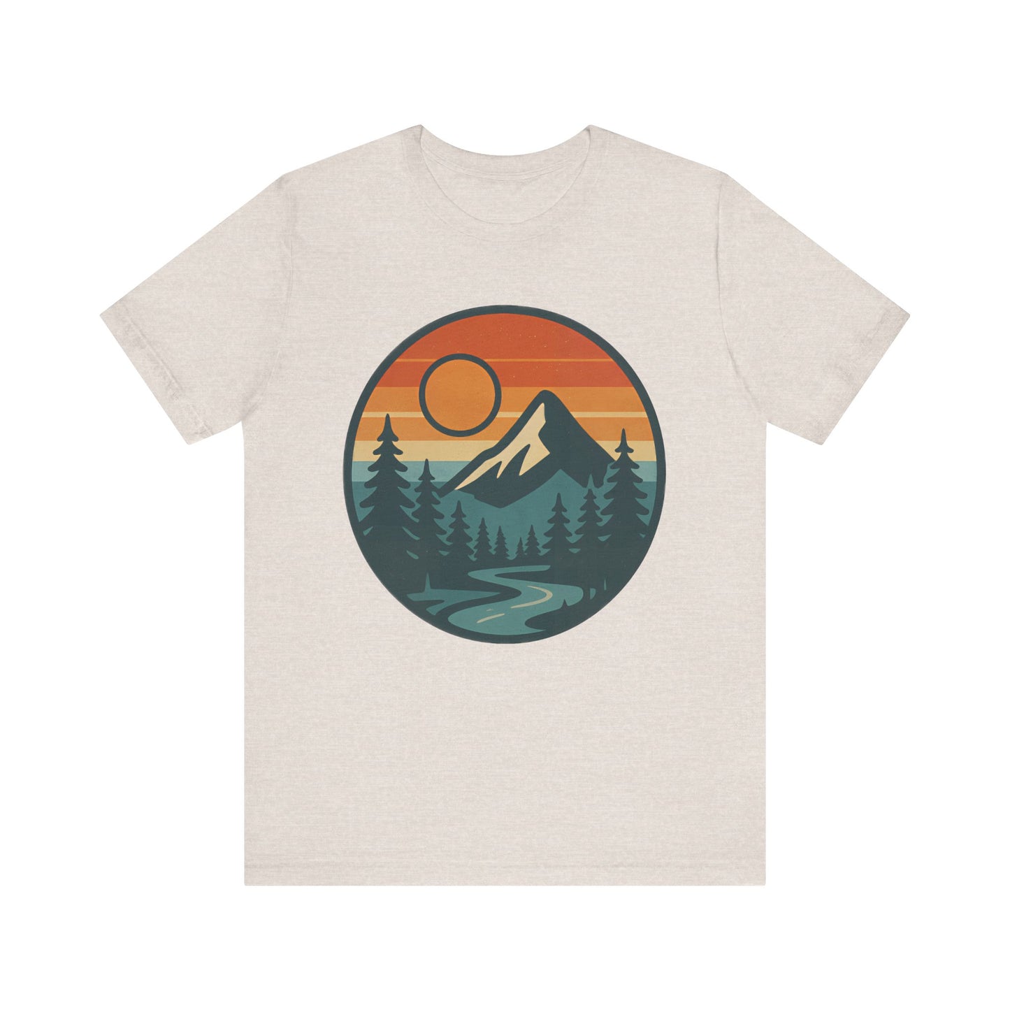 Mountain Sunset Nature Tee