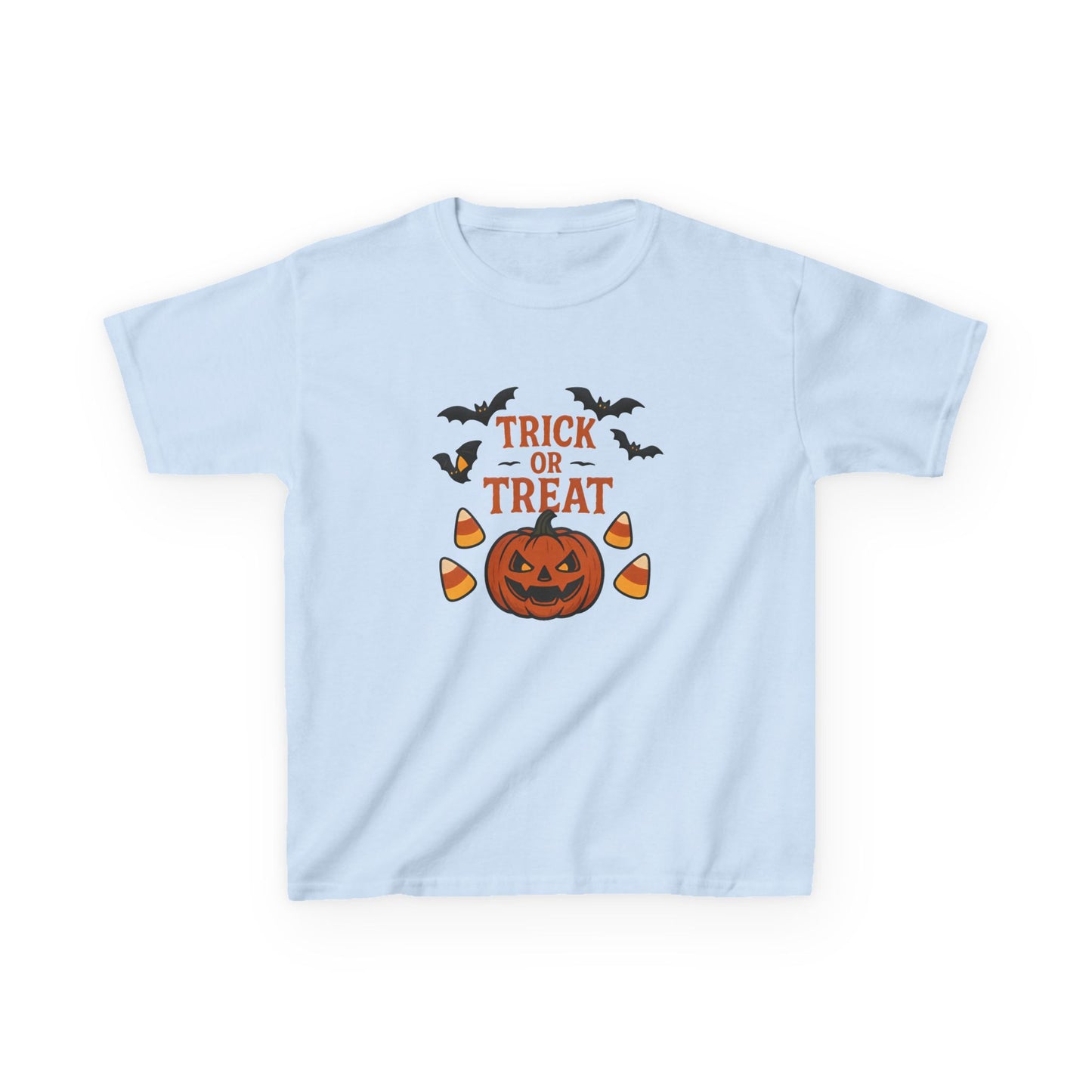 Kids Halloween Tee – Trick or Treat Pumpkin Shirt