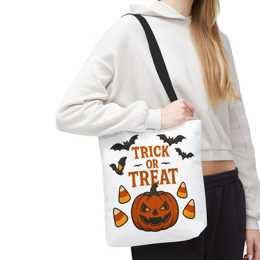 Halloween Trick or Treat Tote Bag – Spooky, Kid-Friendly Candy Carrier 🎃
