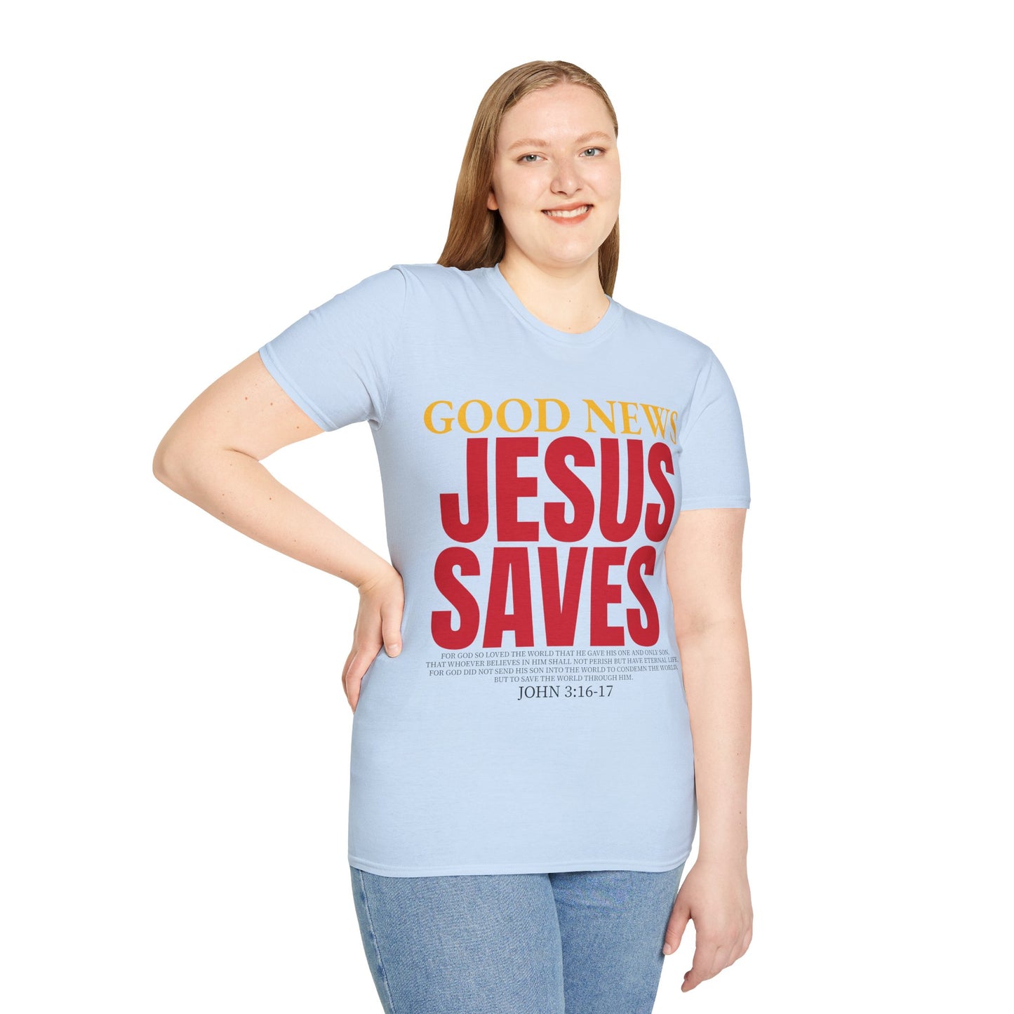 Inspirational "Jesus Saves" T-Shirt