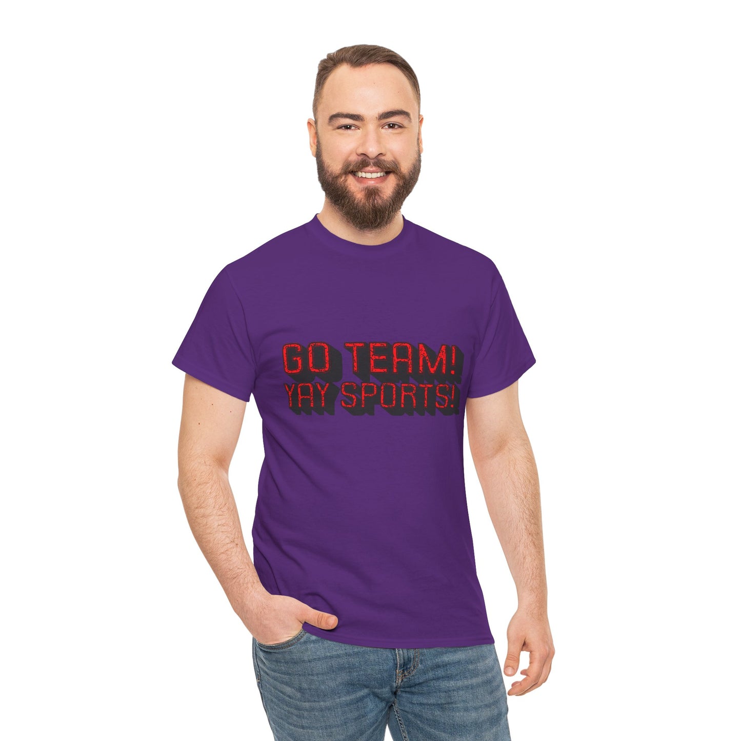Sporty “GO TEAM YAY SPORTS” Tee