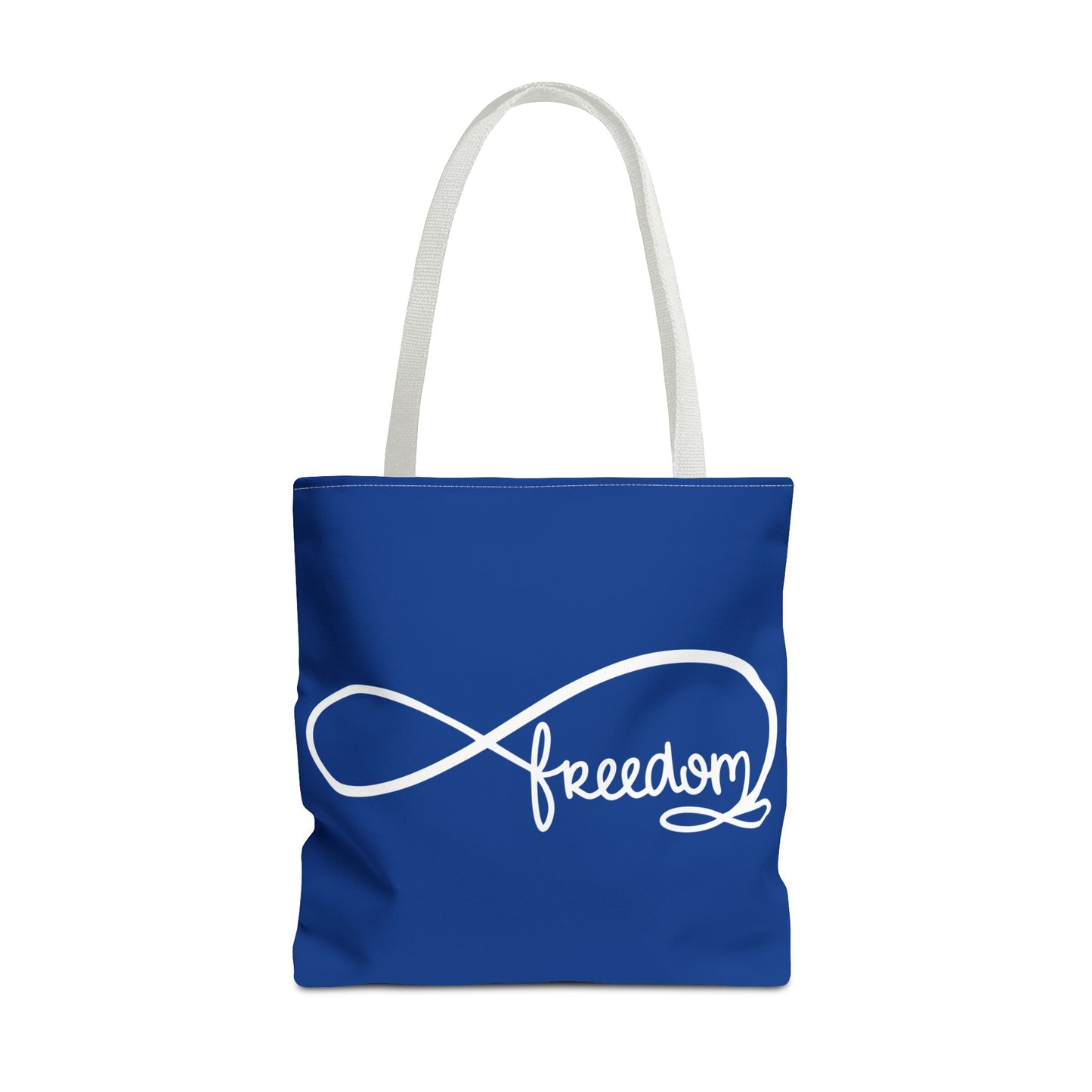 Freedom Infinity Symbol Tote Bag – Patriotic Everyday Carry, Double-Sided Print