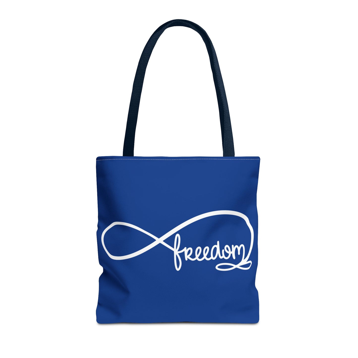 Freedom Infinity Symbol Tote Bag – Patriotic Everyday Carry, Double-Sided Print