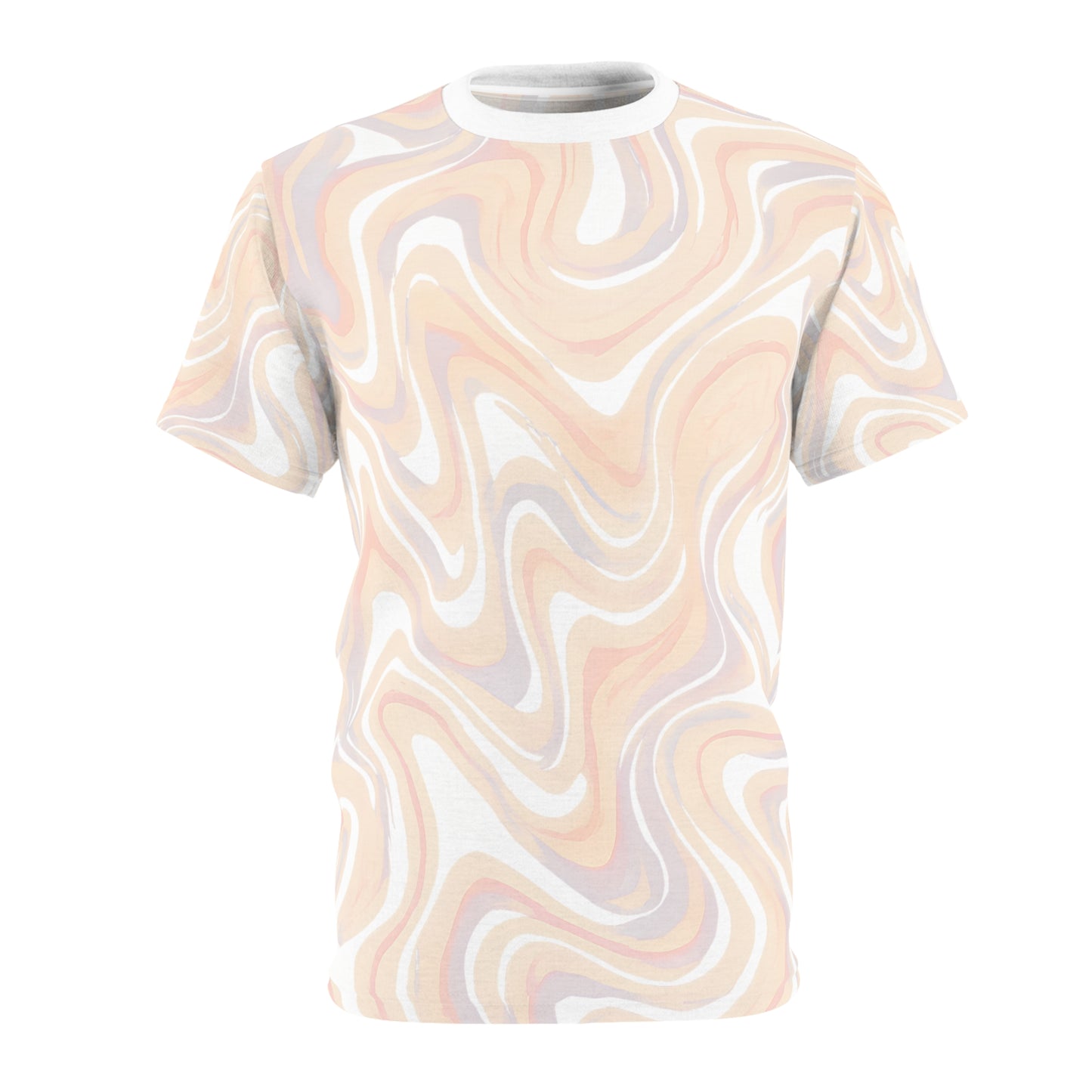 Abstract Swirl Tee – Vibrant Art-Inspired Unisex Shirt