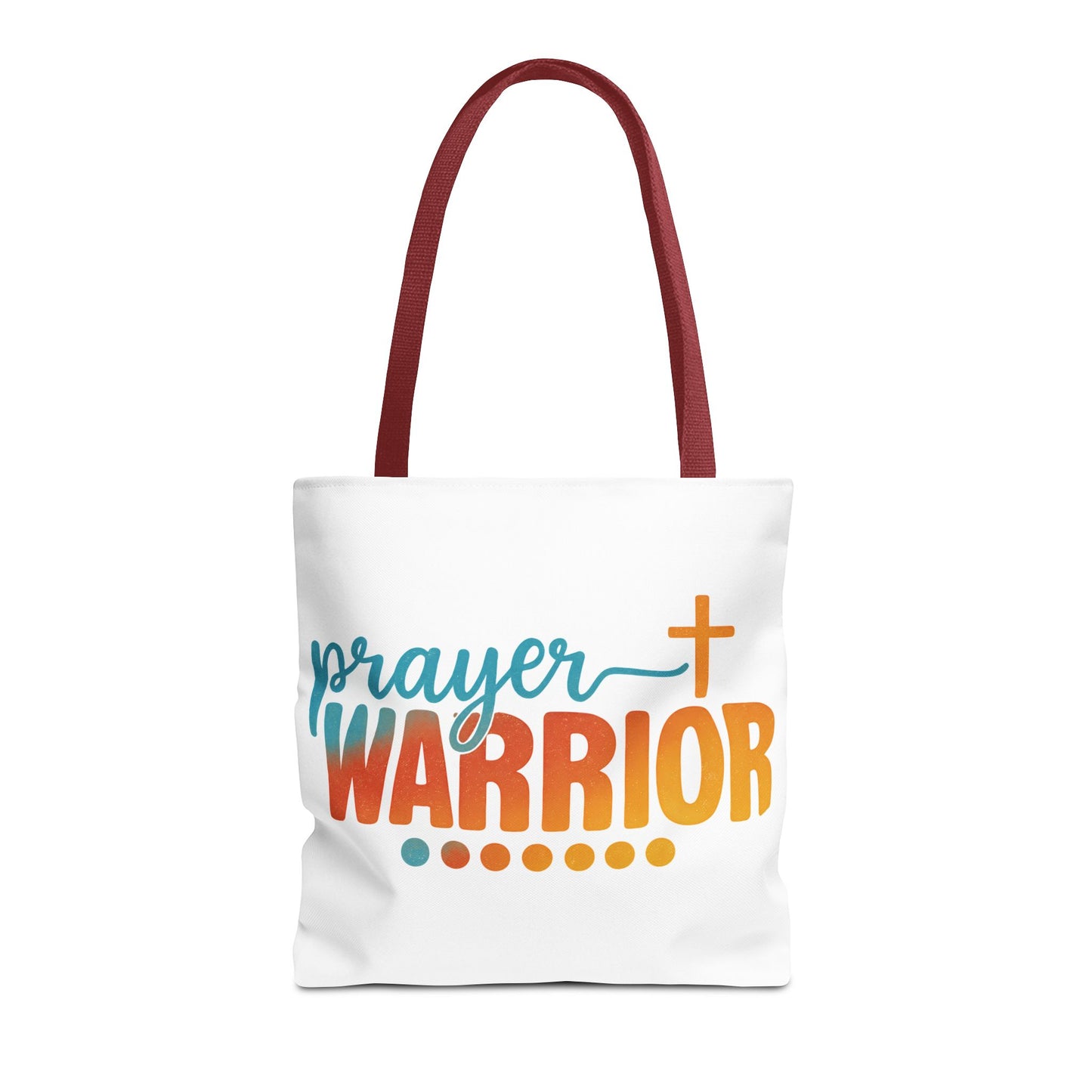 Prayer Warrior Faith Tote Bag – Double-Sided Christian Carryall | Inspirational Religious Gift