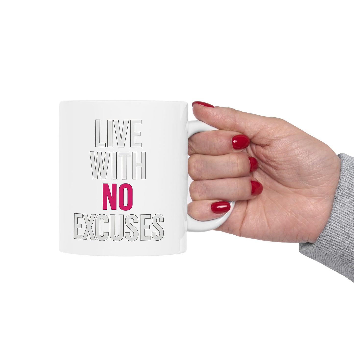 Rise and Grind – Inspirational Quote Ceramic Mug (11oz)