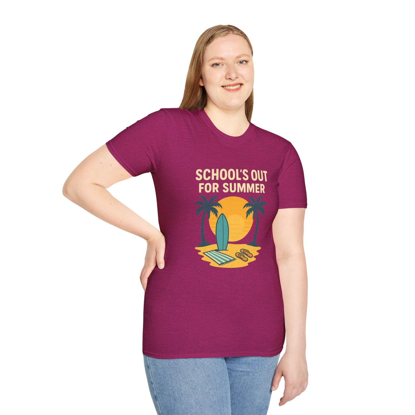 School’s Out for Summer T-Shirt – Laid-Back Style for Beach Days & Backyard Celebrations