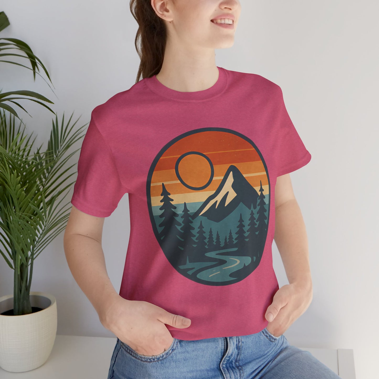 Mountain Sunset Nature Tee
