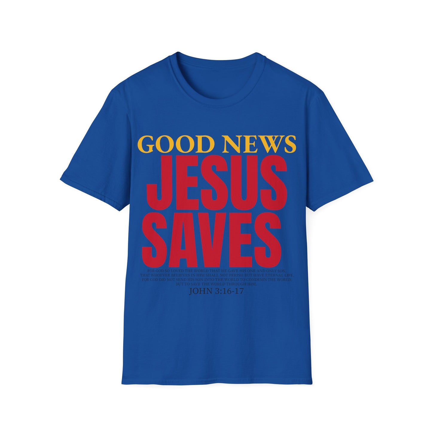 Inspirational "Jesus Saves" T-Shirt