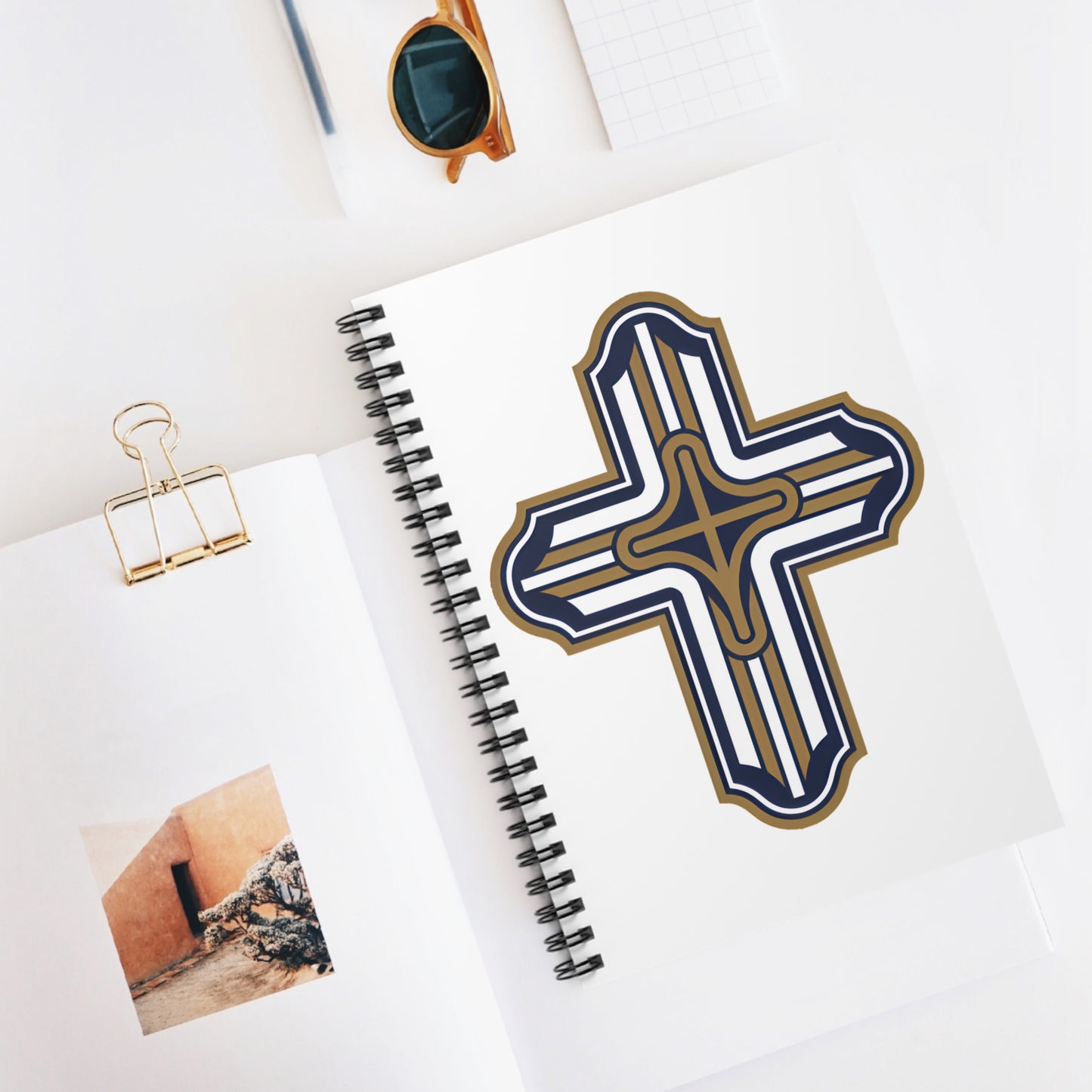 Christian Spiral Notebook – Ruled Line | Faith-Based Journal, Prayer Notebook, Inspirational Gift (6"x8")