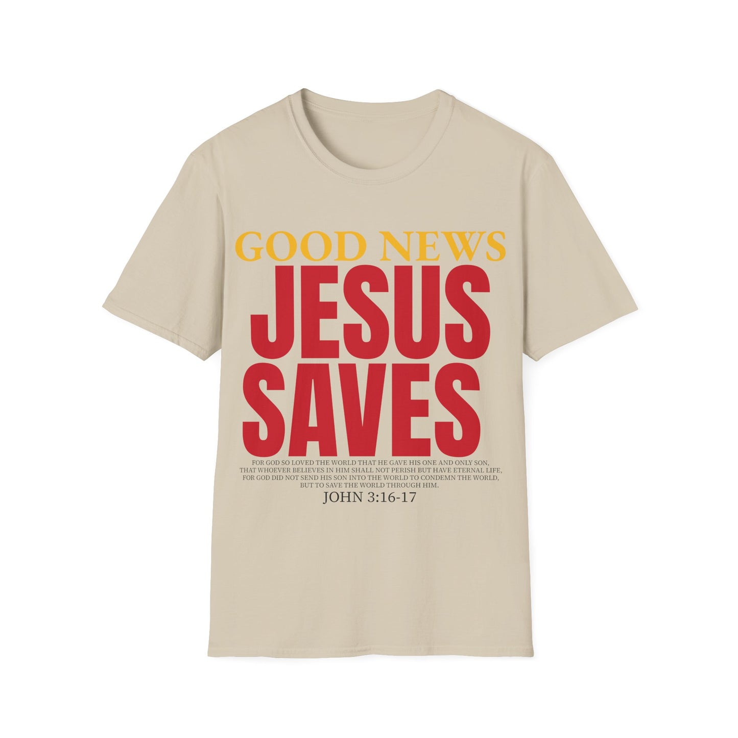 Inspirational "Jesus Saves" T-Shirt