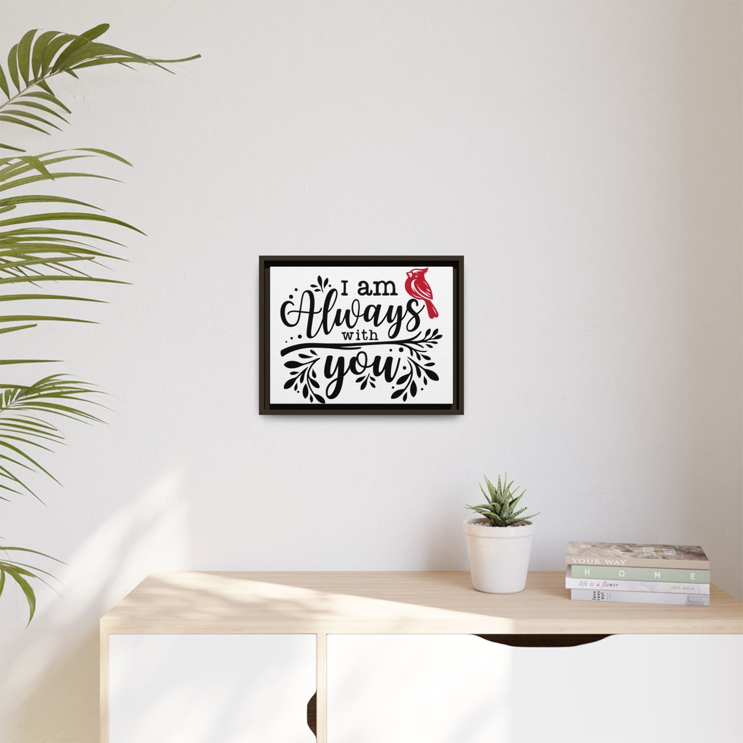 Always With You Cardinal – Matte Canvas Wall Art