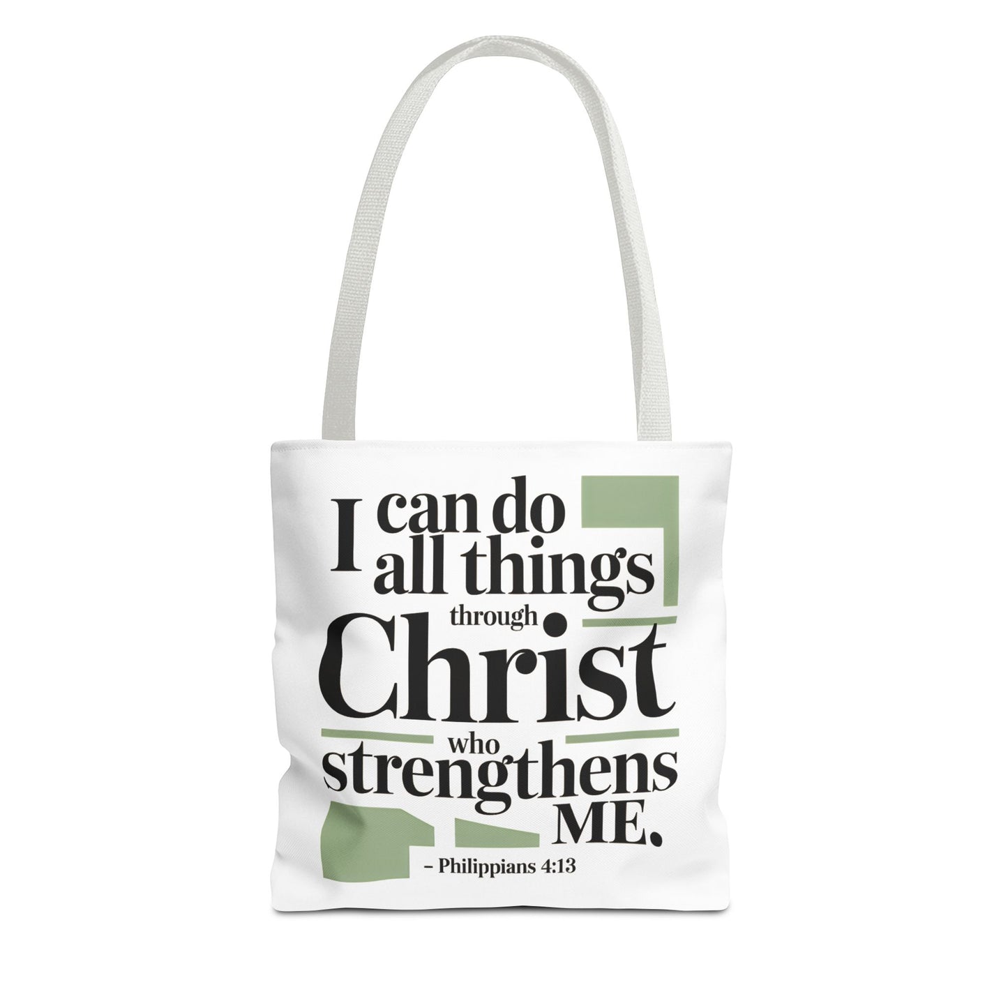 Inspirational Bible Verse Tote Bag – Faith-Based Everyday Carry, Christian Gift for Women, Church & Life
