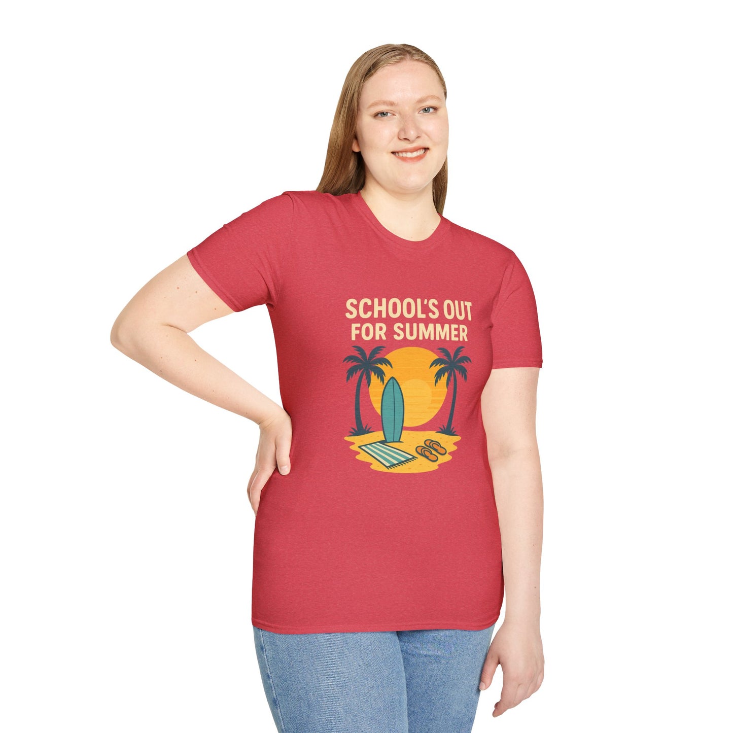School’s Out for Summer T-Shirt – Laid-Back Style for Beach Days & Backyard Celebrations