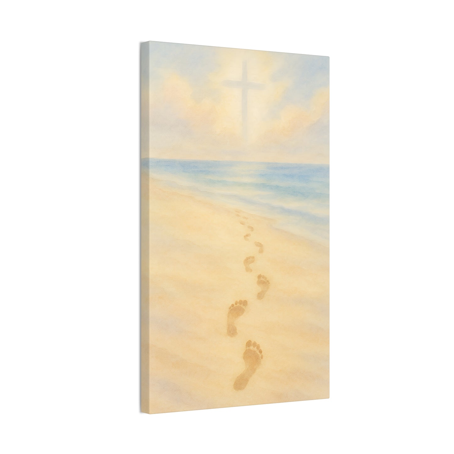 Footprints in the Sand Canvas