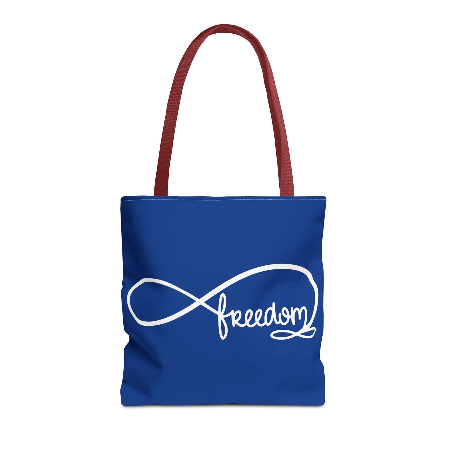 Freedom Infinity Symbol Tote Bag – Patriotic Everyday Carry, Double-Sided Print