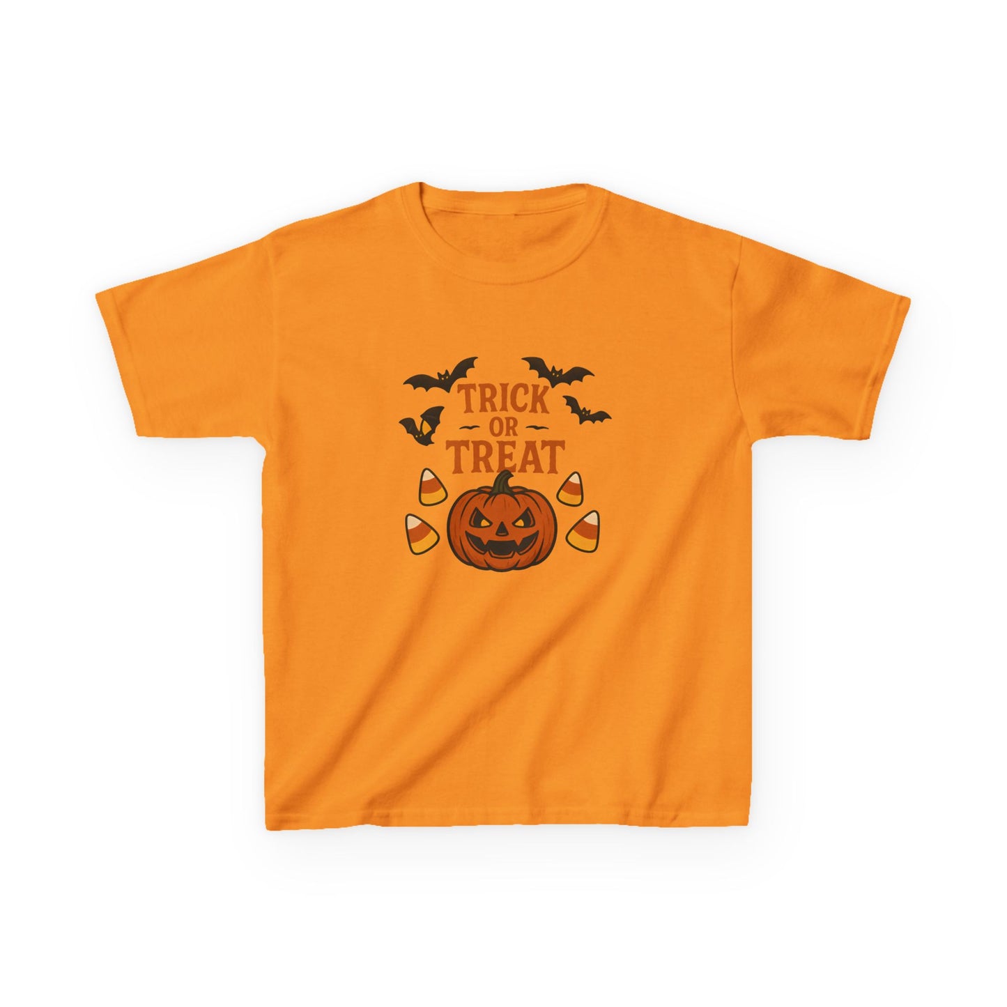 Kids Halloween Tee – Trick or Treat Pumpkin Shirt