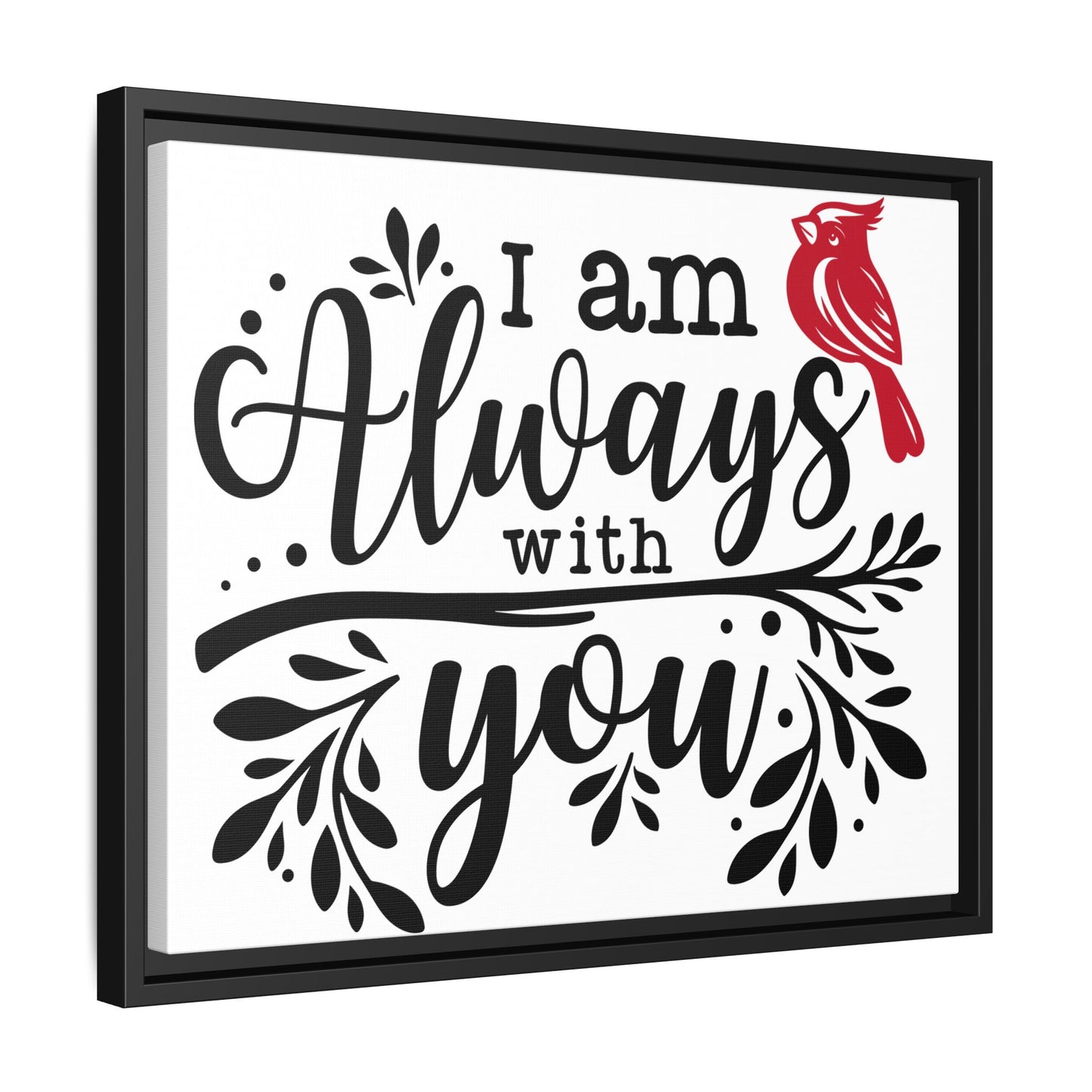 Always With You Cardinal – Matte Canvas Wall Art