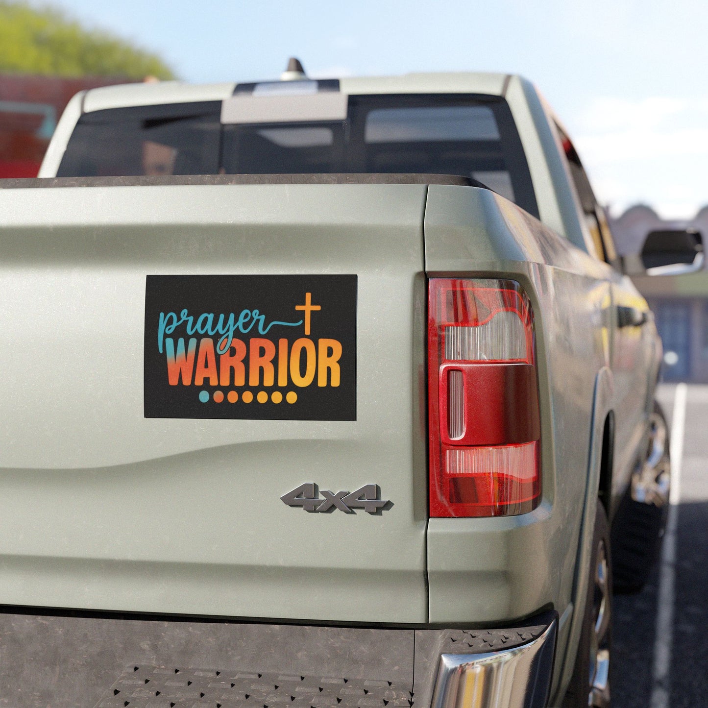 Christian Faith Auto Sign – Inspirational 7.5"x4.5" Magnet for Ministry on the Move