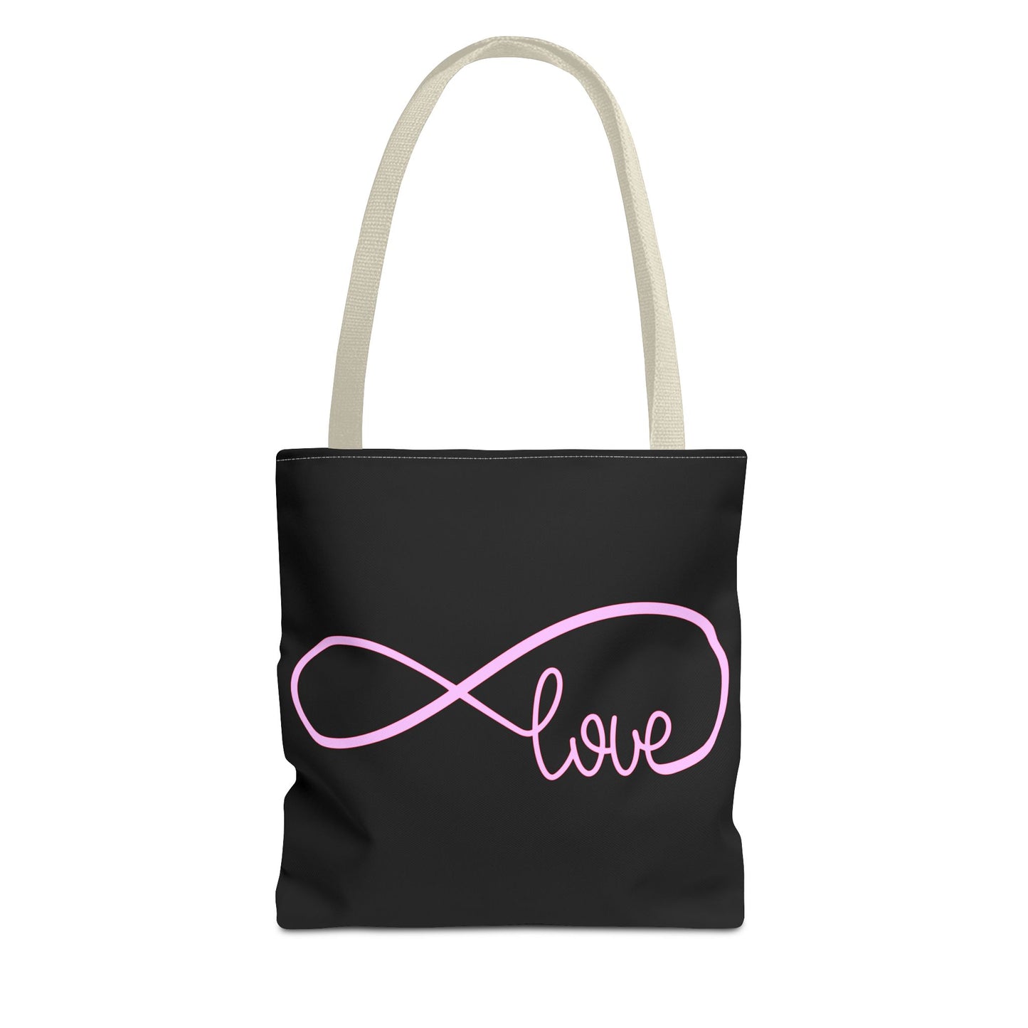 Love Infinity Symbol Tote Bag – Romantic Double-Sided Print, Everyday Carry